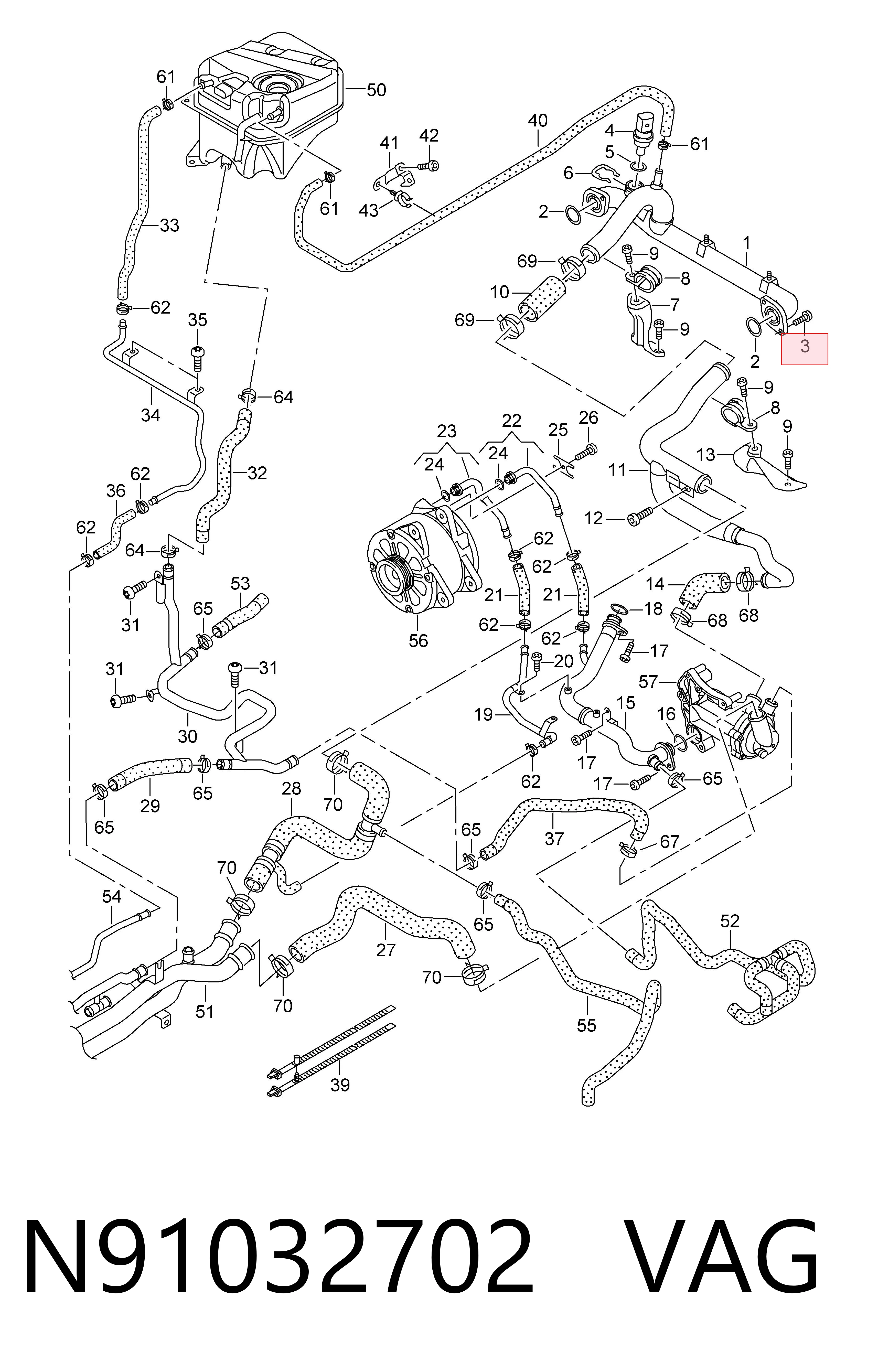  VAG N91032702 ціна, від 1.37 USD