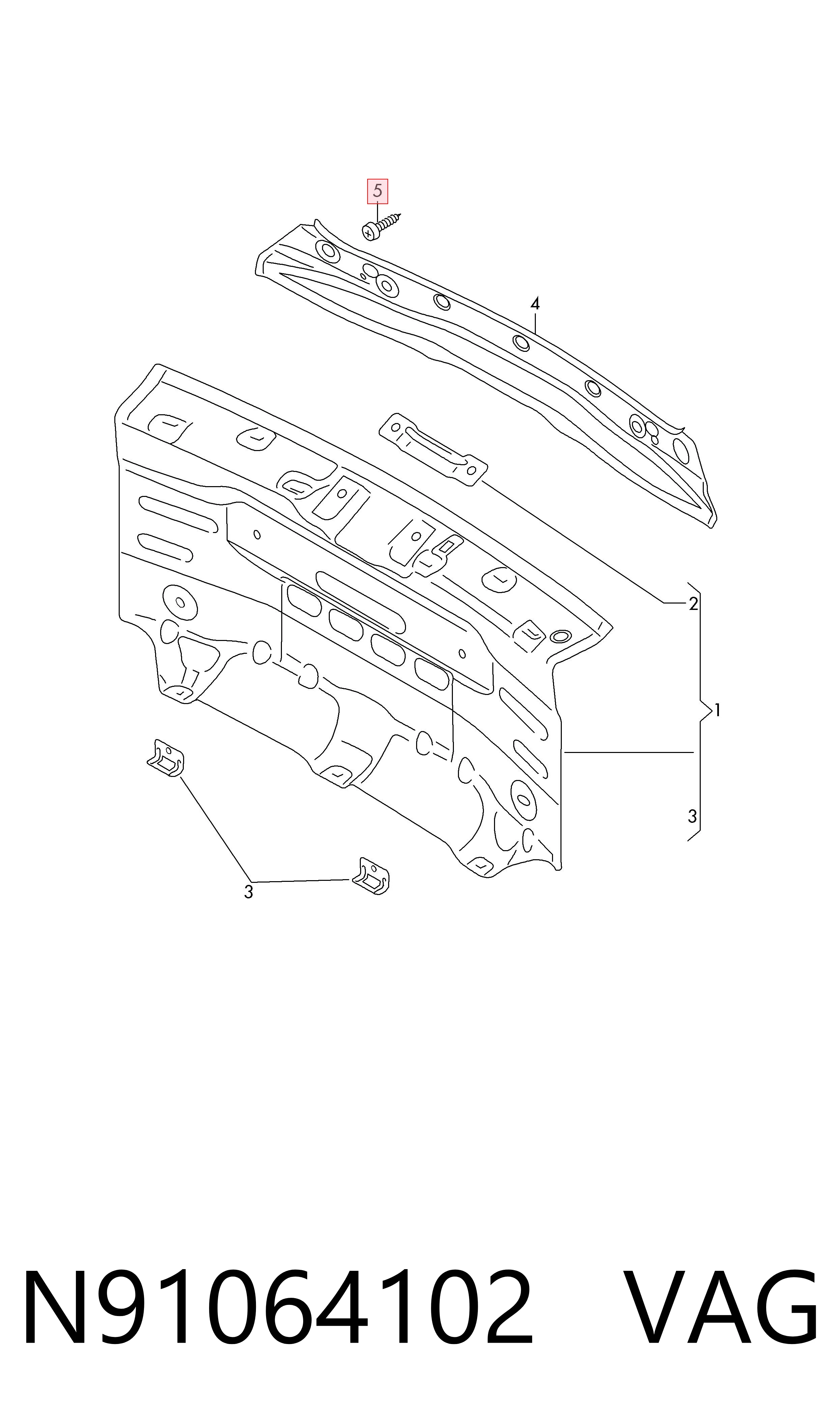  VAG N91064102 ціна, від 0.84 USD