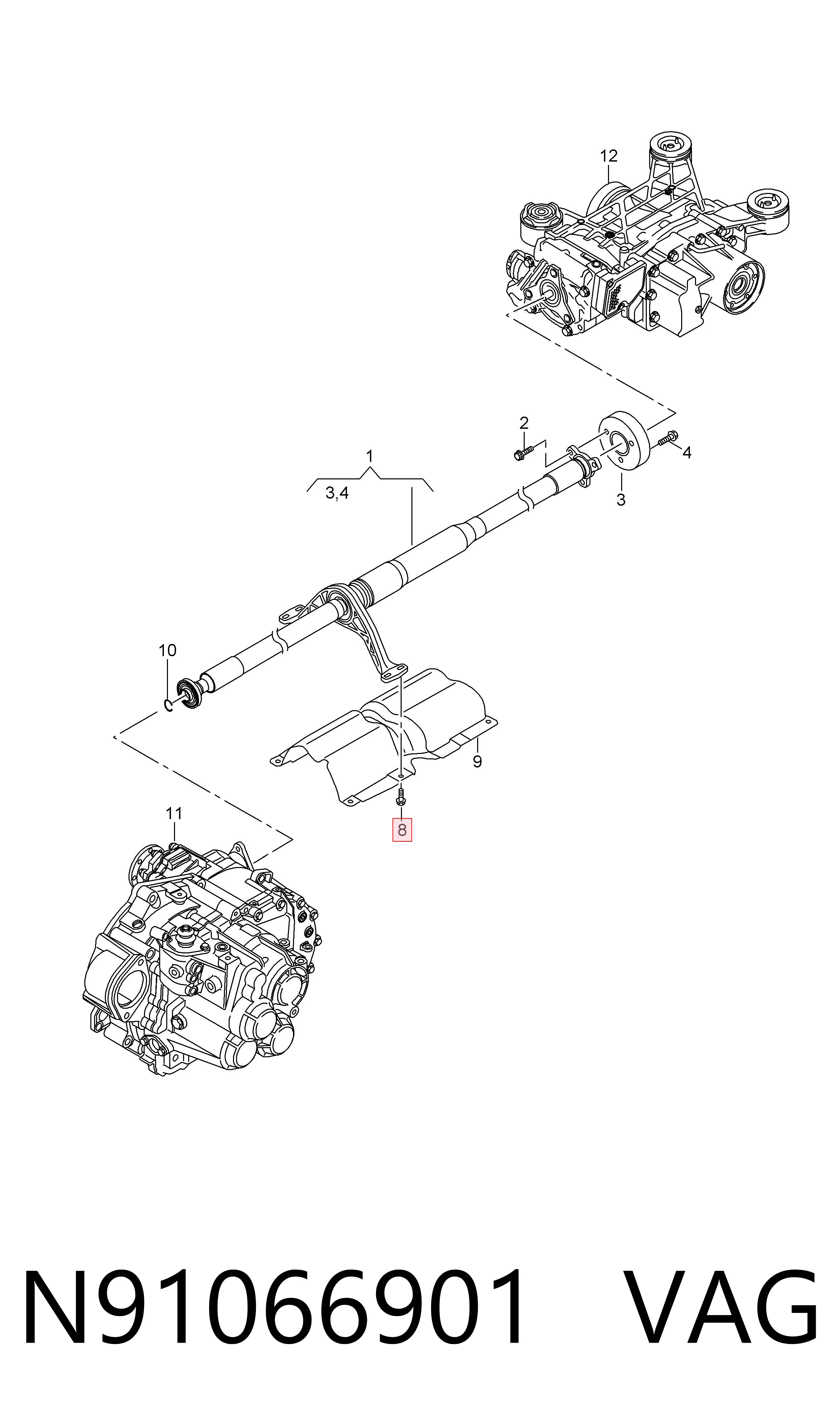  VAG N91066901 ціна, від 2.60 USD
