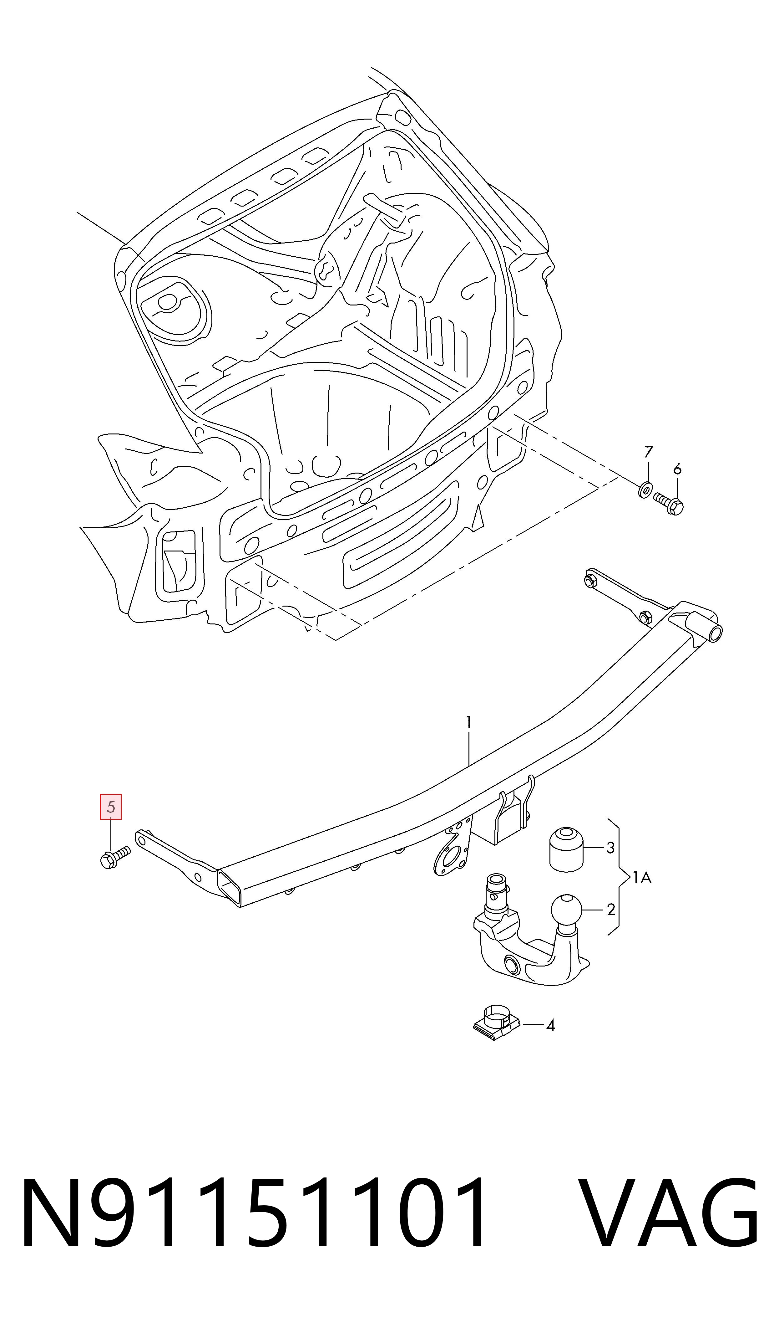 VAG N91151101 ціна, від 4.57 USD