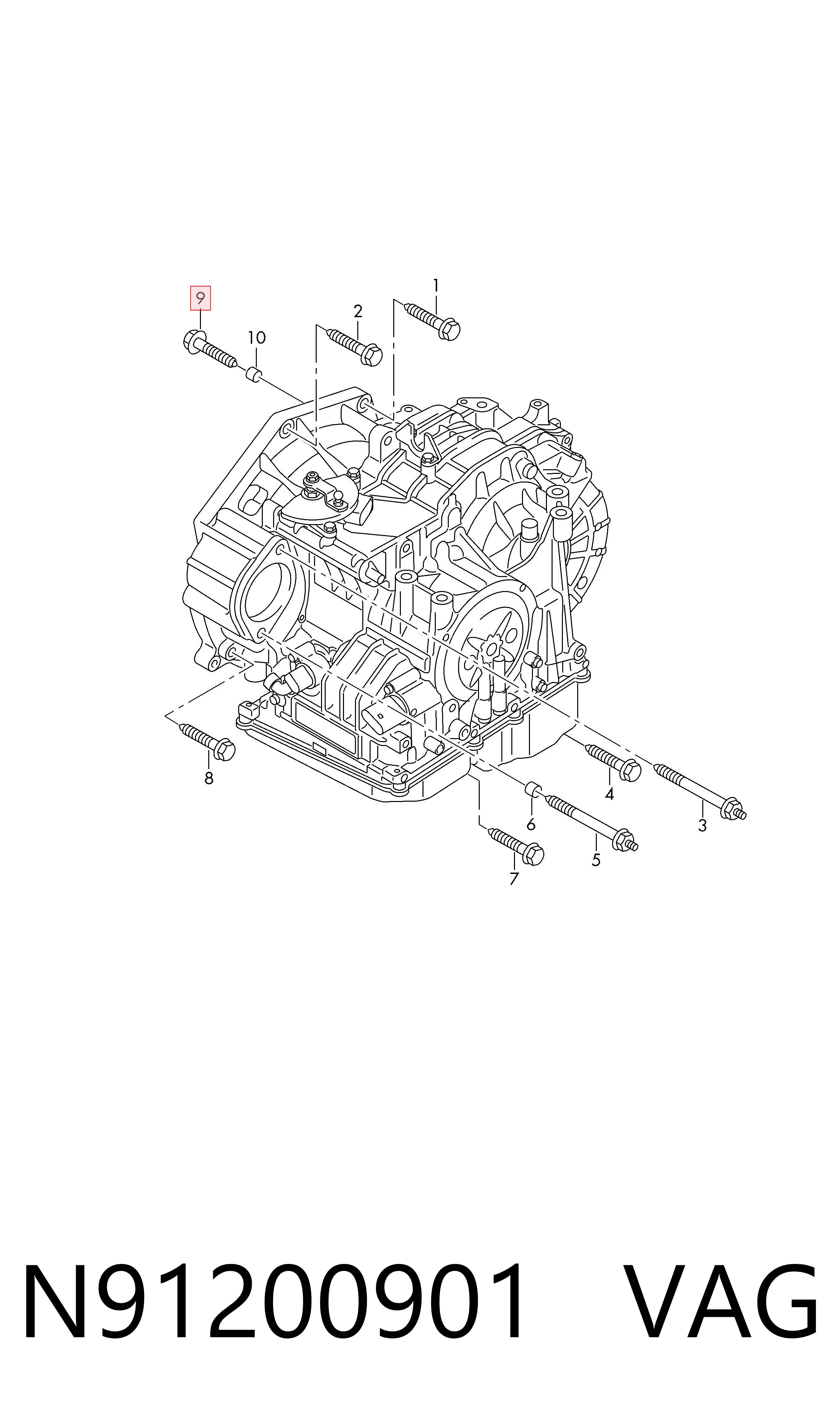  VAG N91200901 ціна, від 4.52 USD