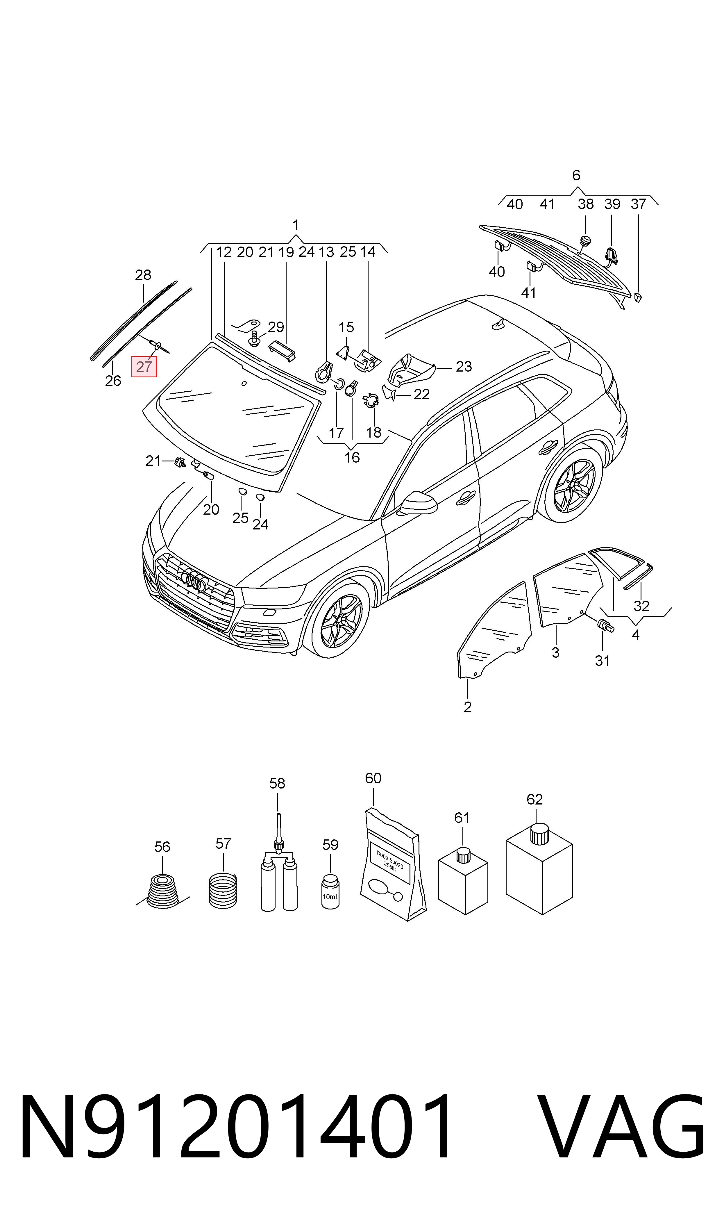  VAG N91201401 ціна, від 0.51 USD