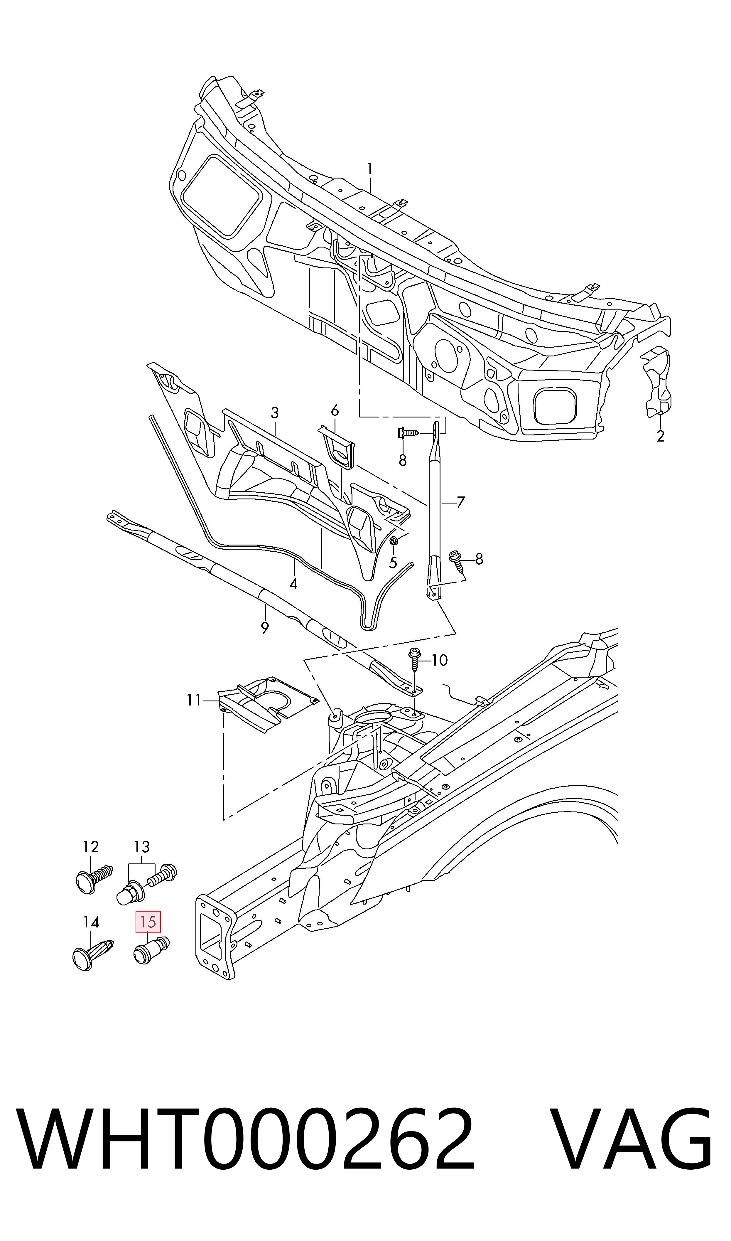  VAG WHT000262 ціна, від 0.82 USD