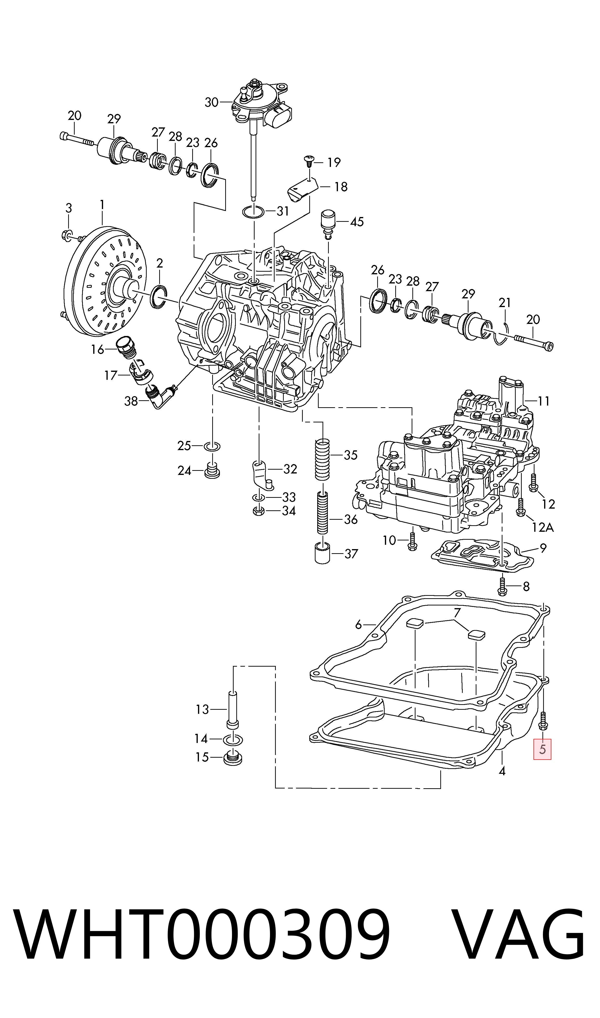 Болт масляного піддону VAG WHT000309 ціна, від 0.99 USD