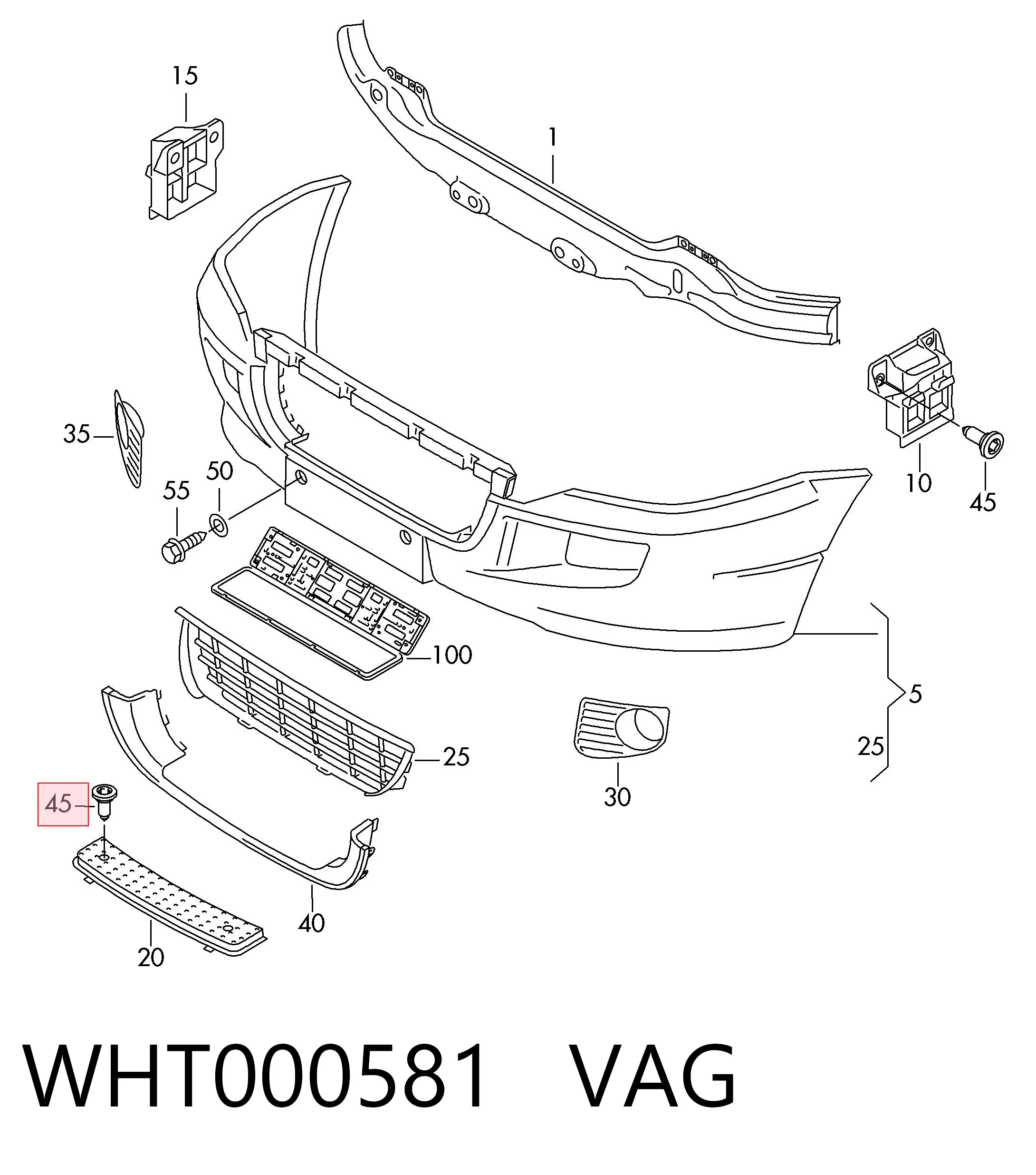 WHT000581 VAG 