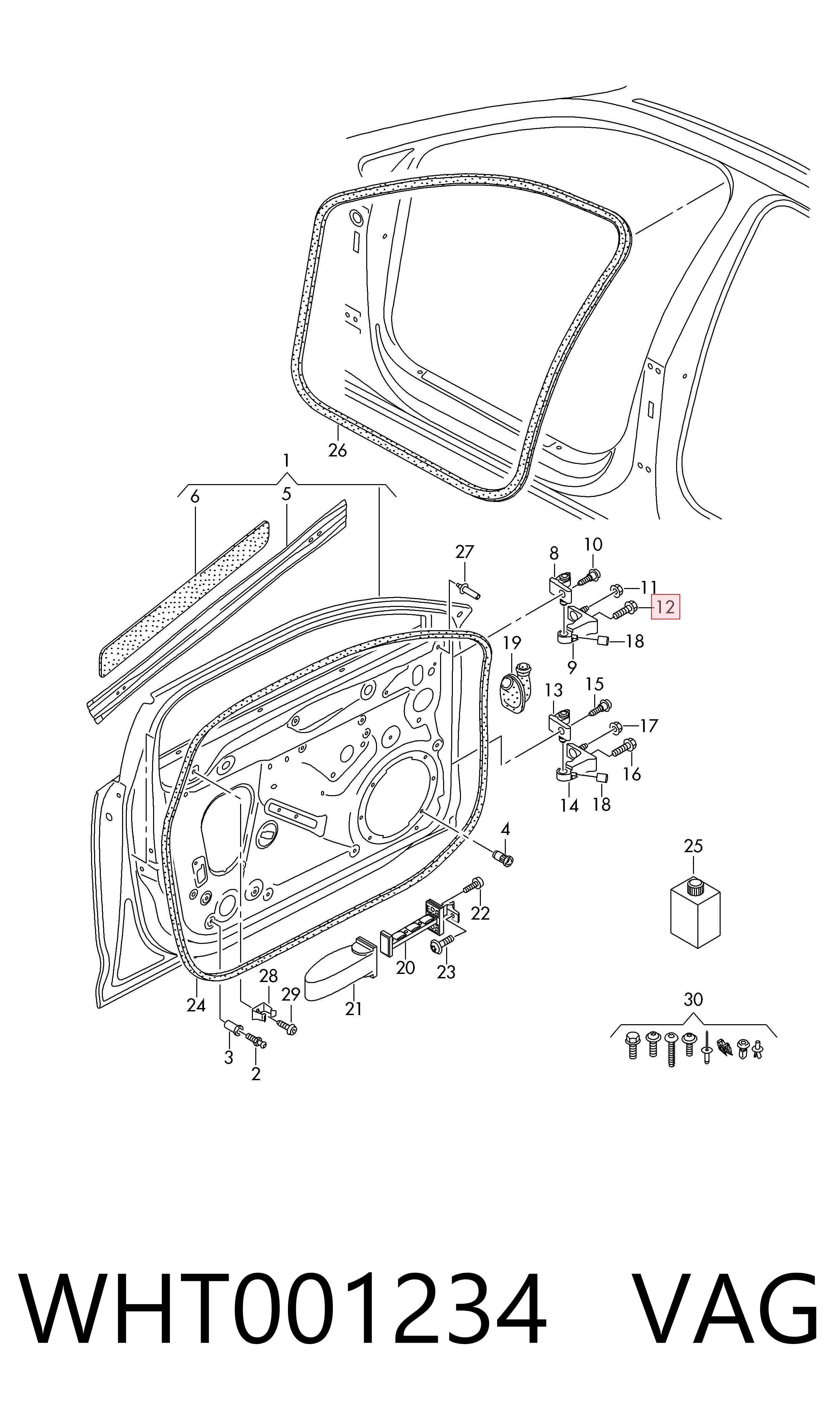 VAG WHT001234 ціна, від 2.28 USD