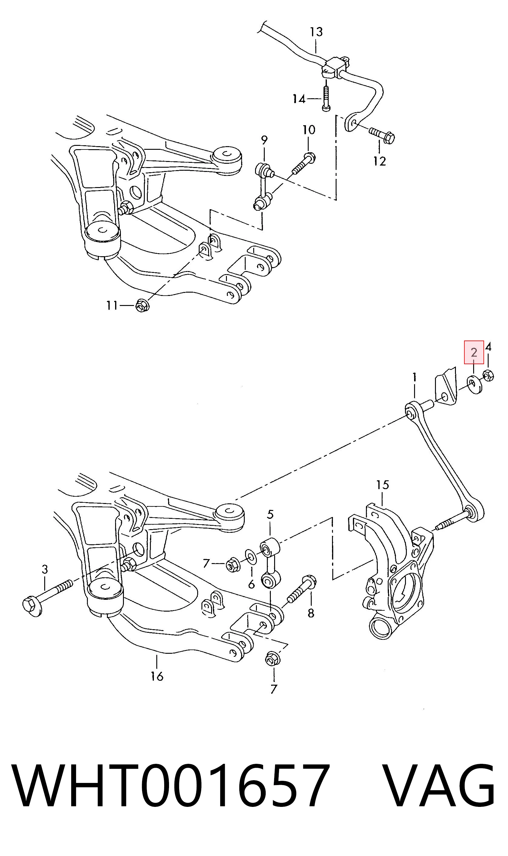  VAG WHT001657 ціна, від 3.05 USD