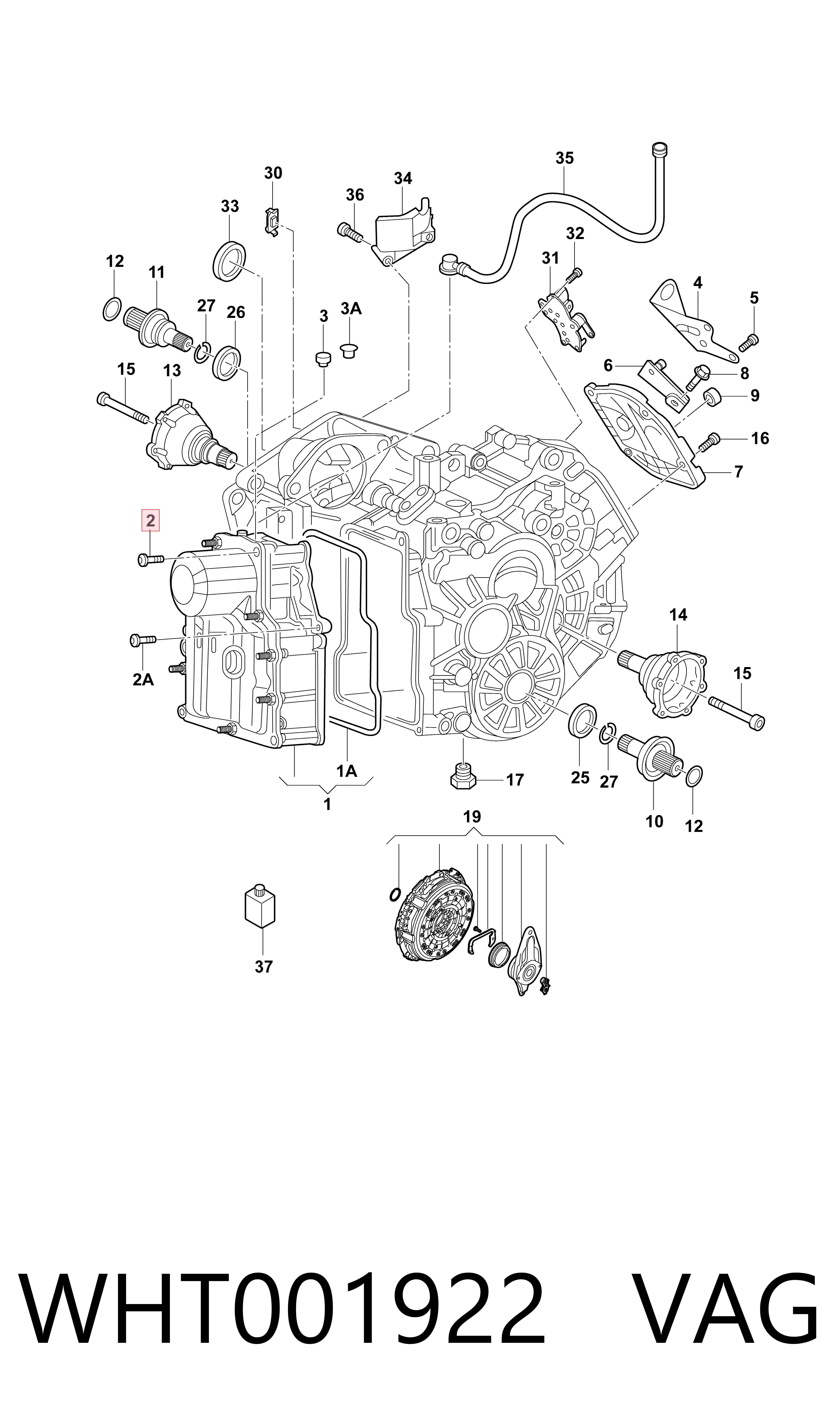 WHT001922 VAG Болт