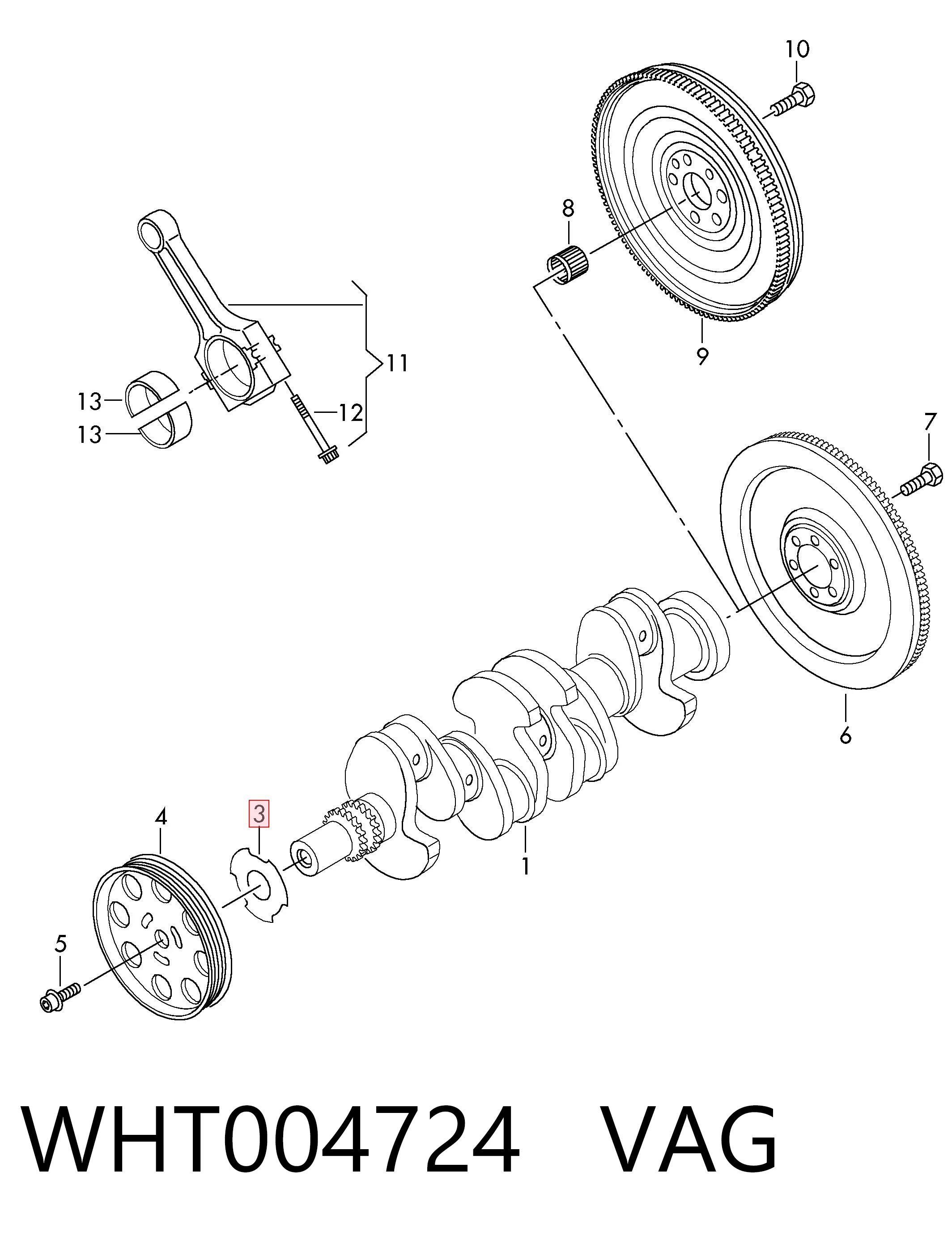  VAG WHT004724 ціна, від 9.63 USD