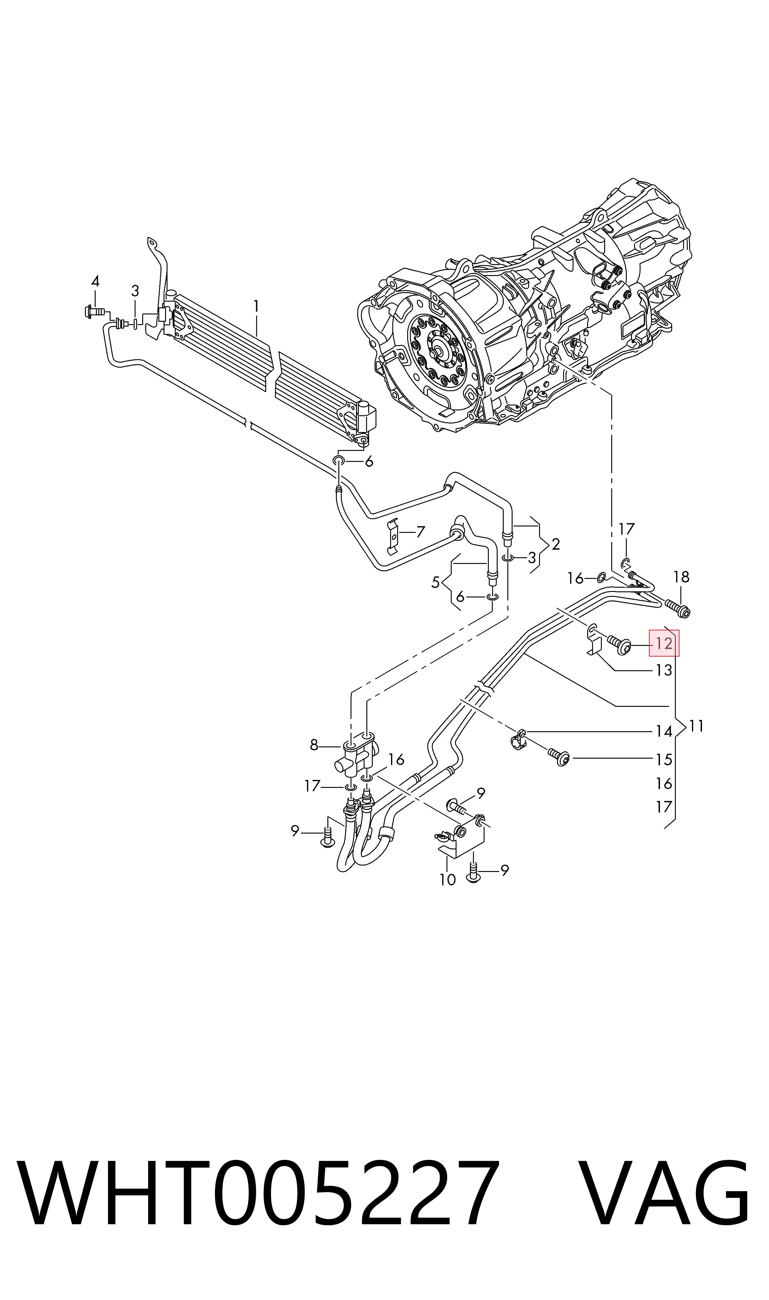 Болт VAG WHT005227 ціна, від 0.97 USD