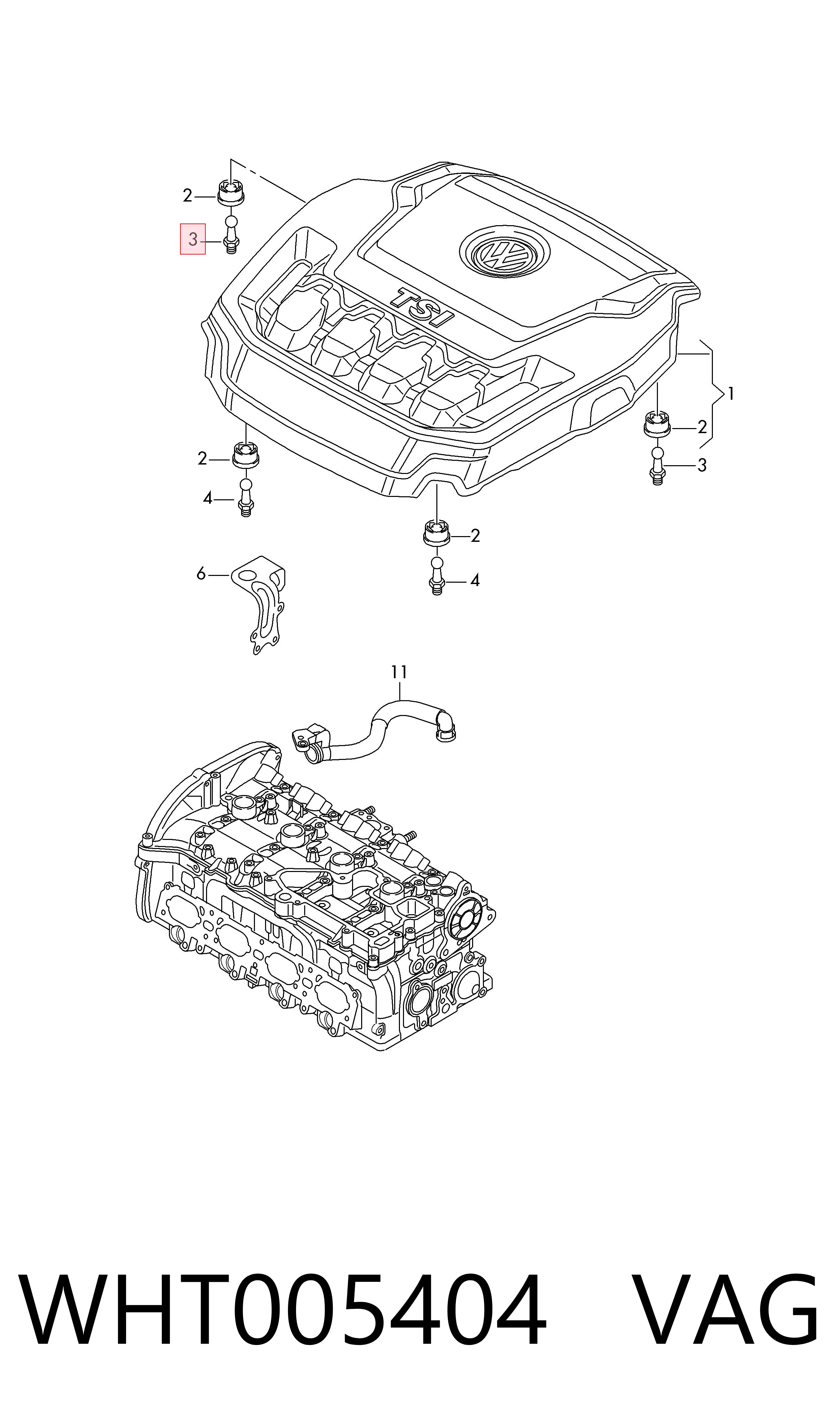  VAG WHT005404 ціна, від 2.53 USD