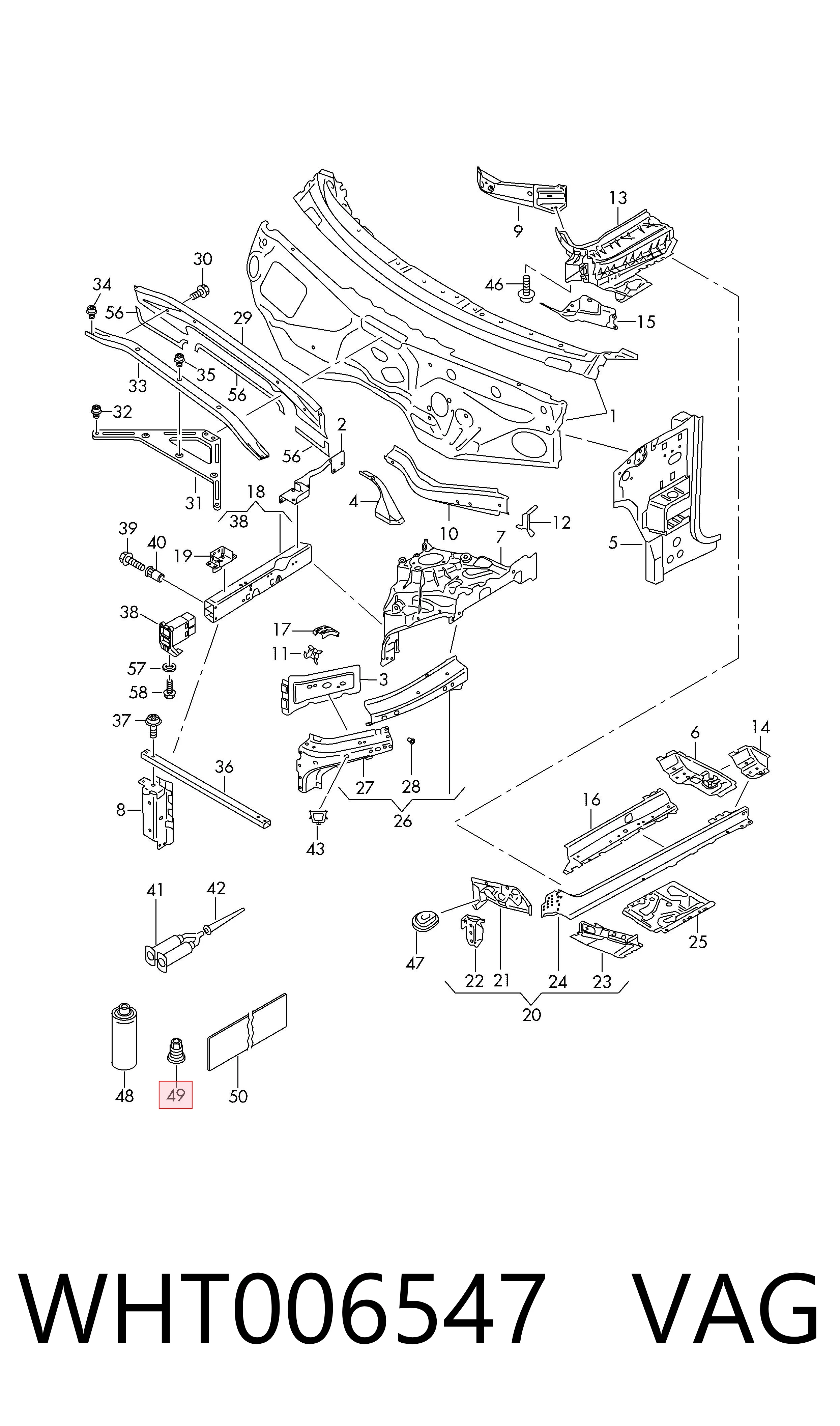  VAG WHT006547 ціна, від 0.73 USD