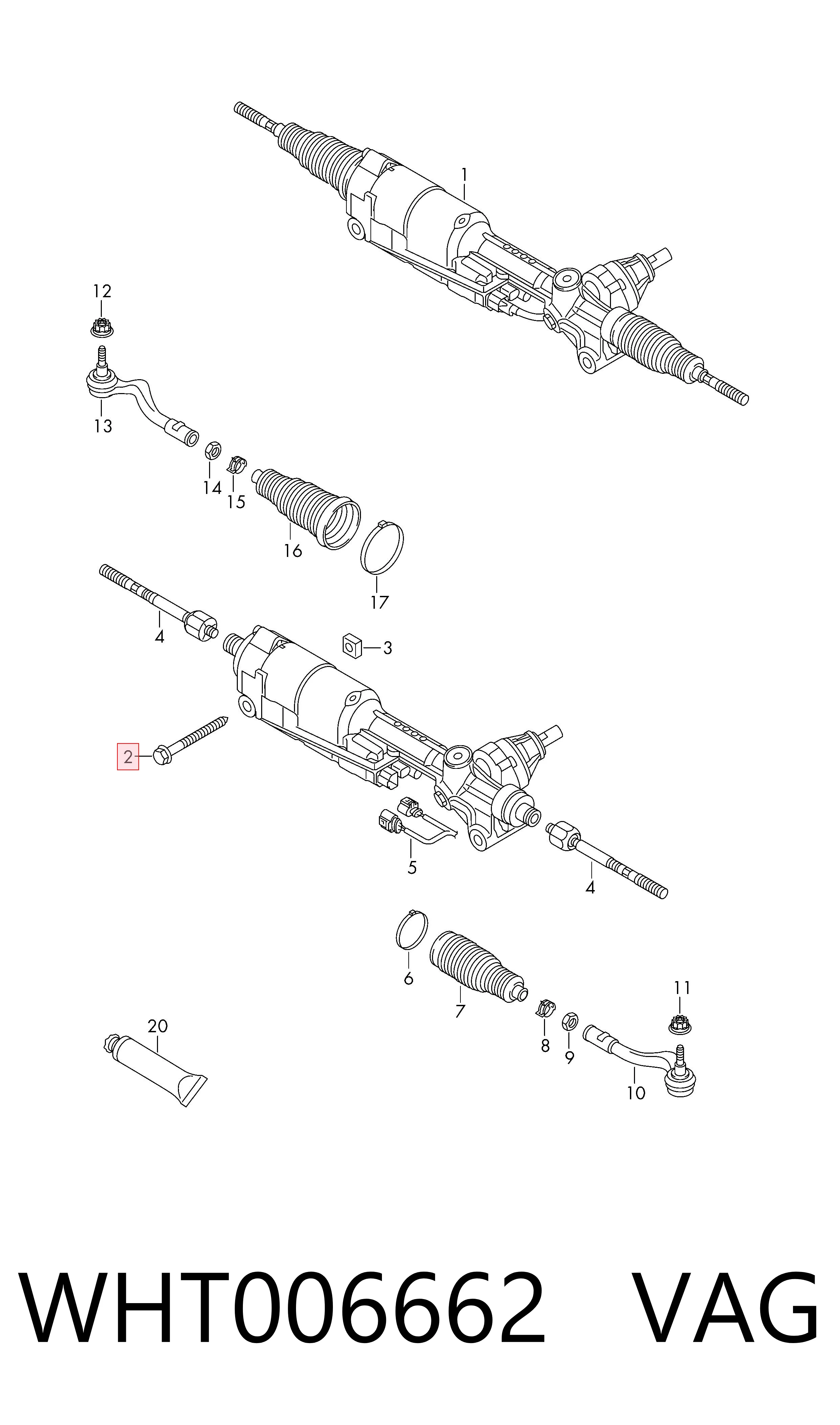  VAG WHT006662 ціна, від 8.92 USD