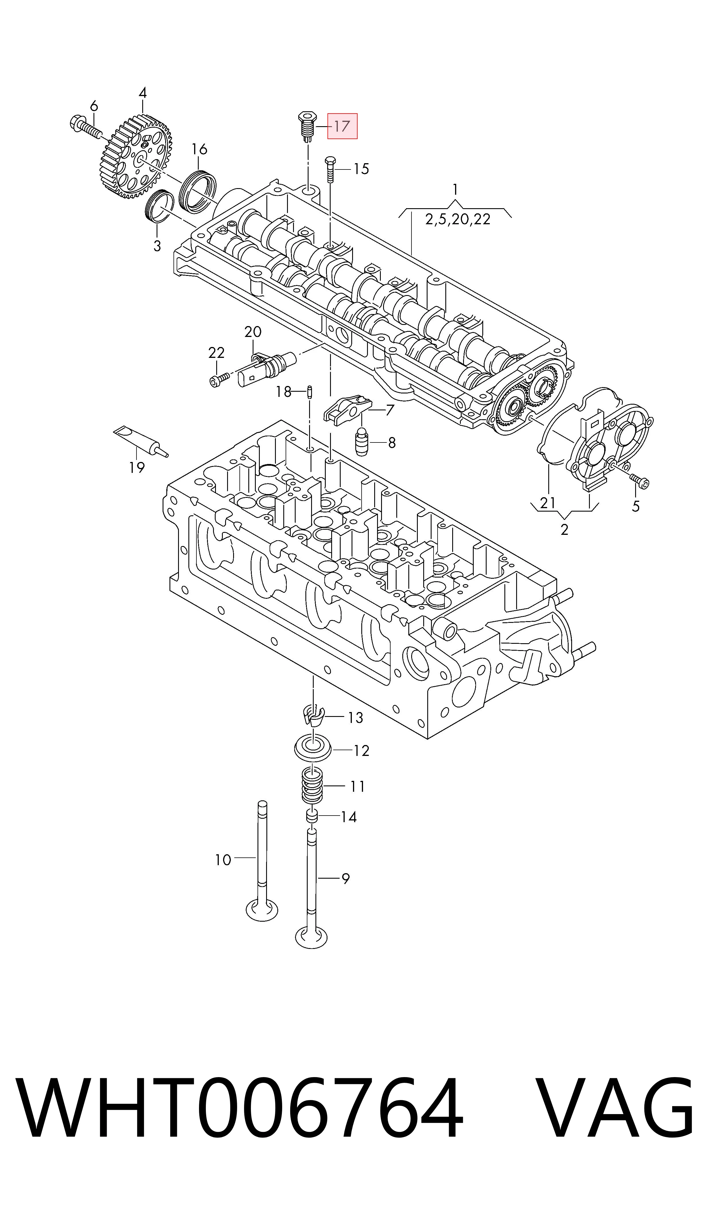  VAG WHT006764 ціна, від 7.77 USD