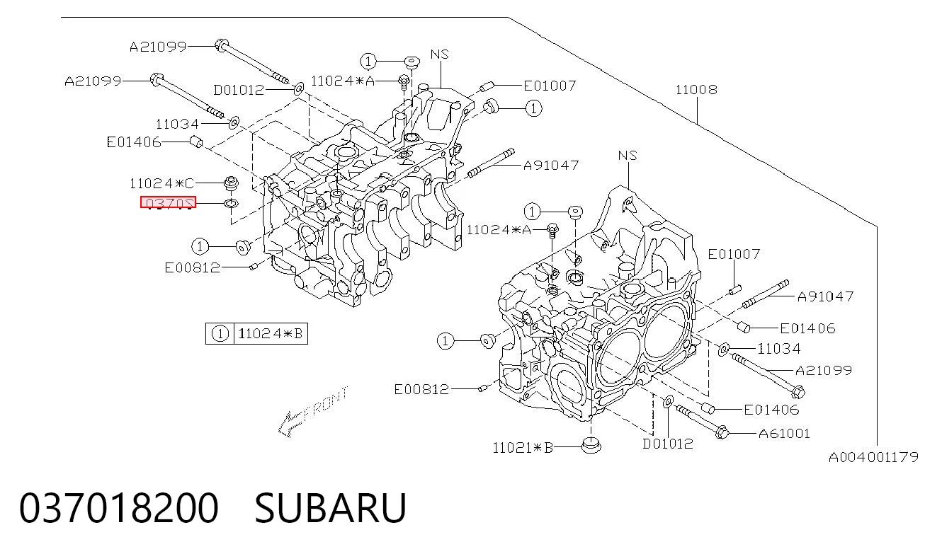 037018200 Subaru