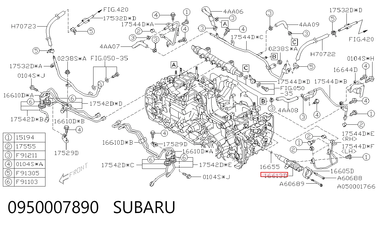 Форсунка паливна Subaru Forester III позашляховик (S12, SH) (2007 - 2012) ціна, від 63.47 USD