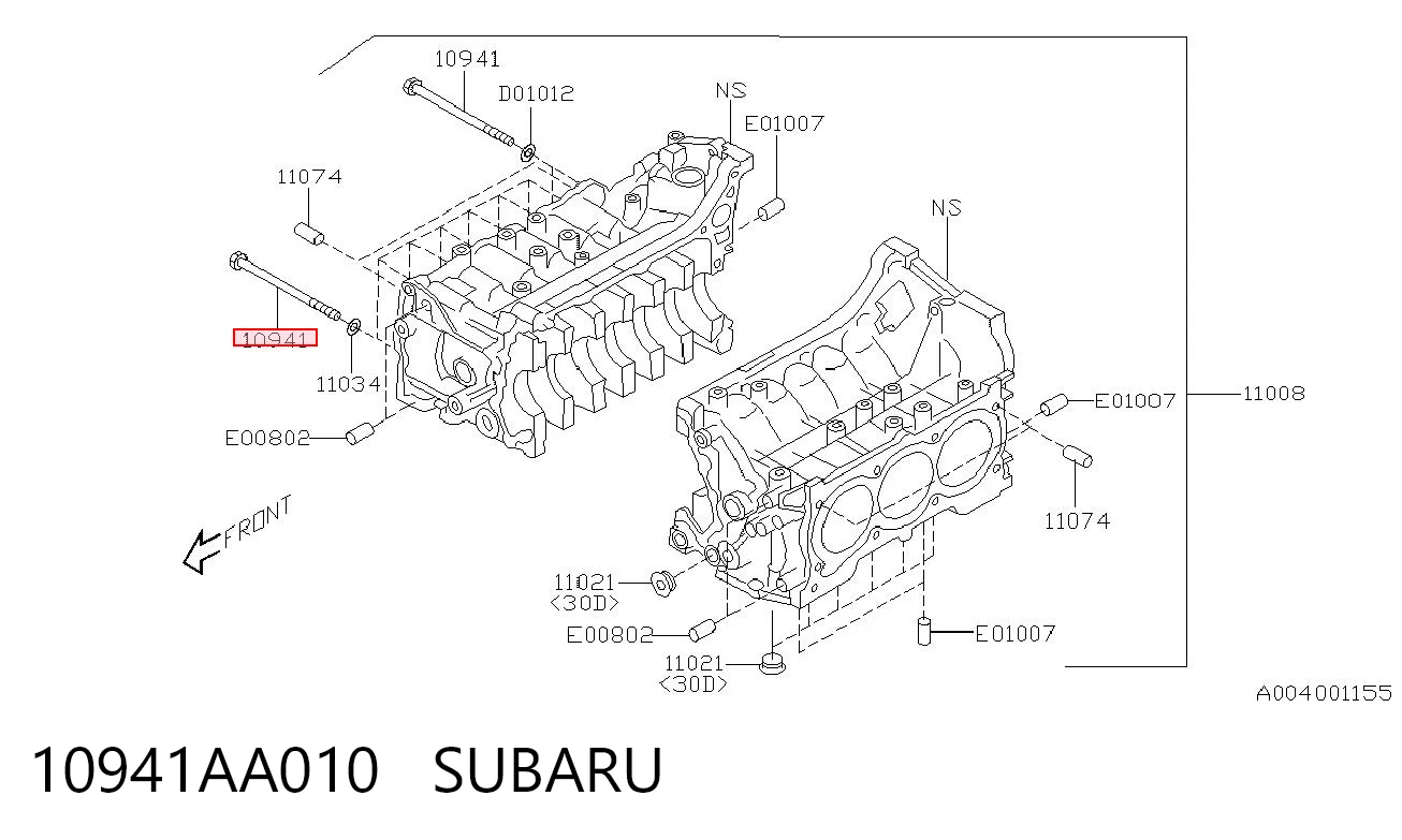 10941AA010 Subaru 