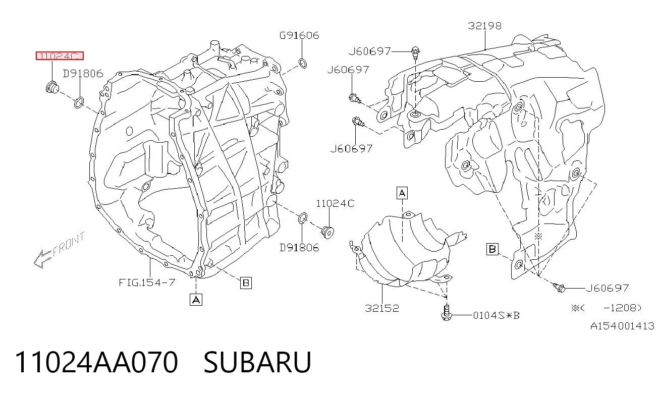 11024AA070 Subaru 