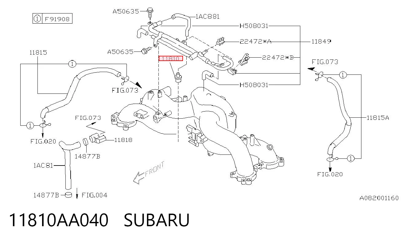 11810AA040 Subaru 