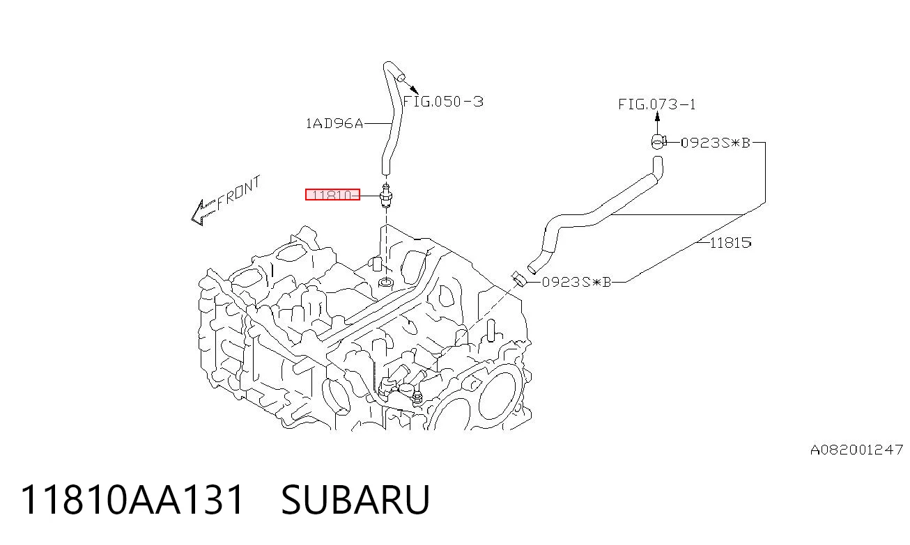 11810AA131 Subaru Механізм стежить підсилювача