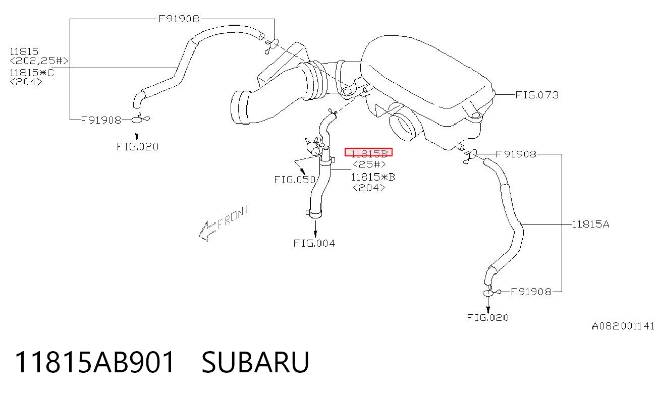 11815AB901 Subaru 