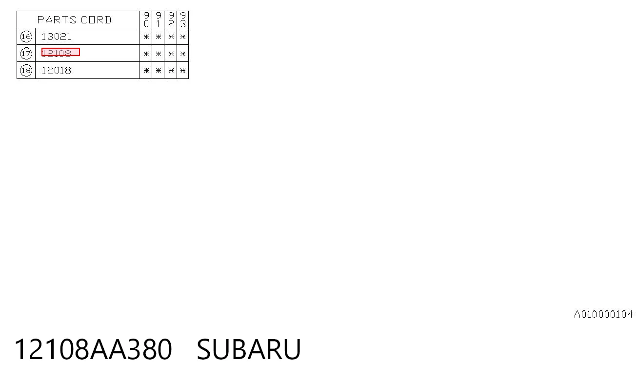 Підшипник шатуна на Subaru Legacy II BD, BG