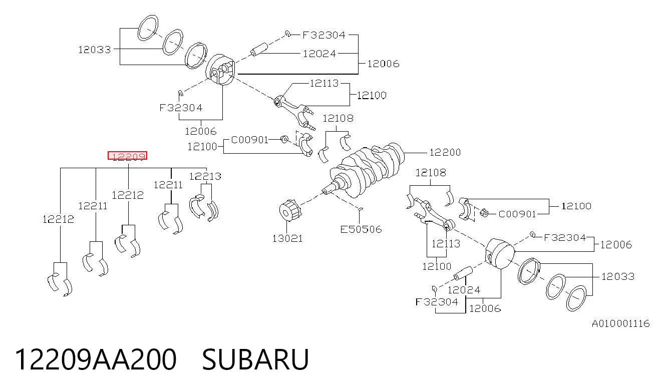 MB5382AM King Підшипник ковзання клонували