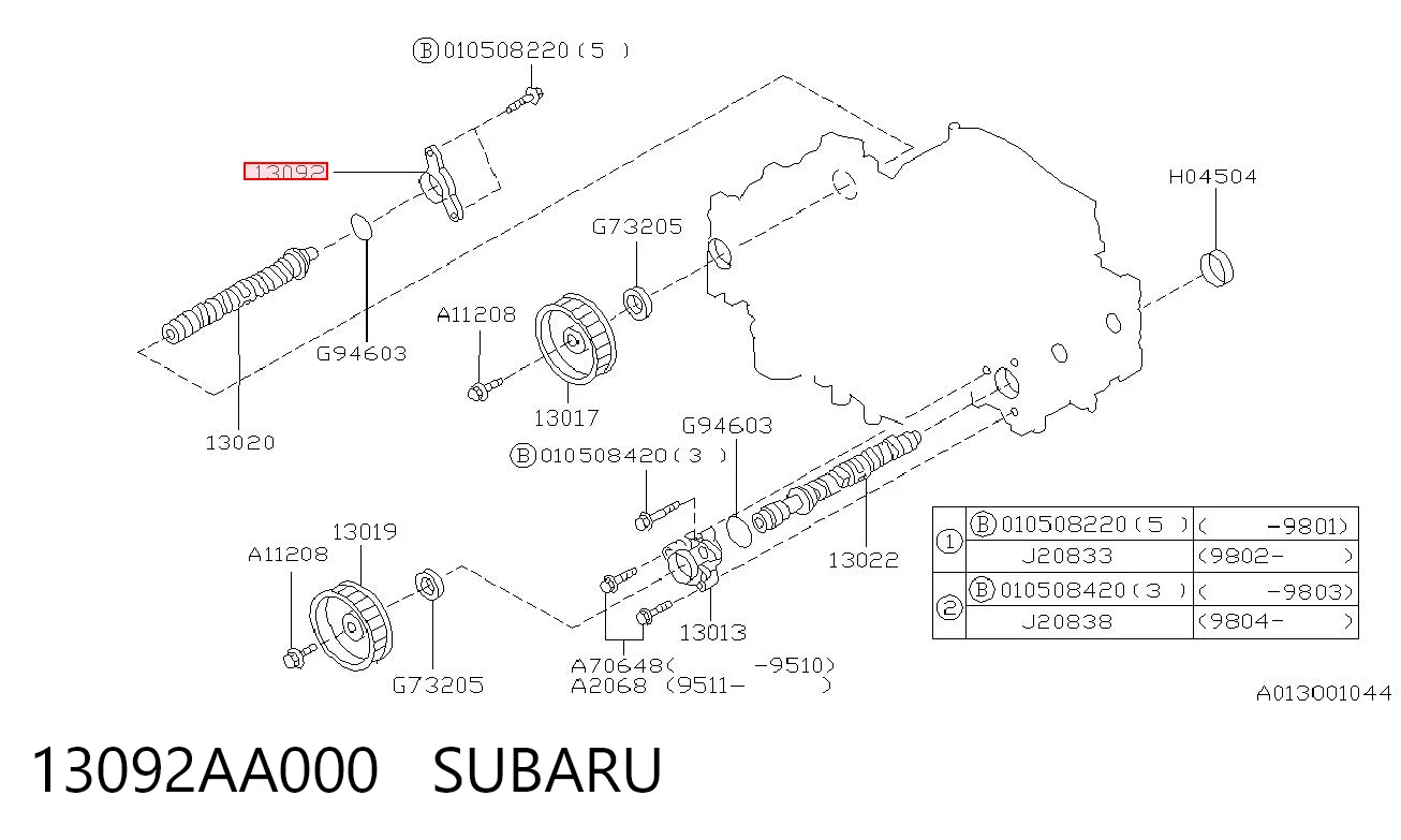 13092AA000 Subaru