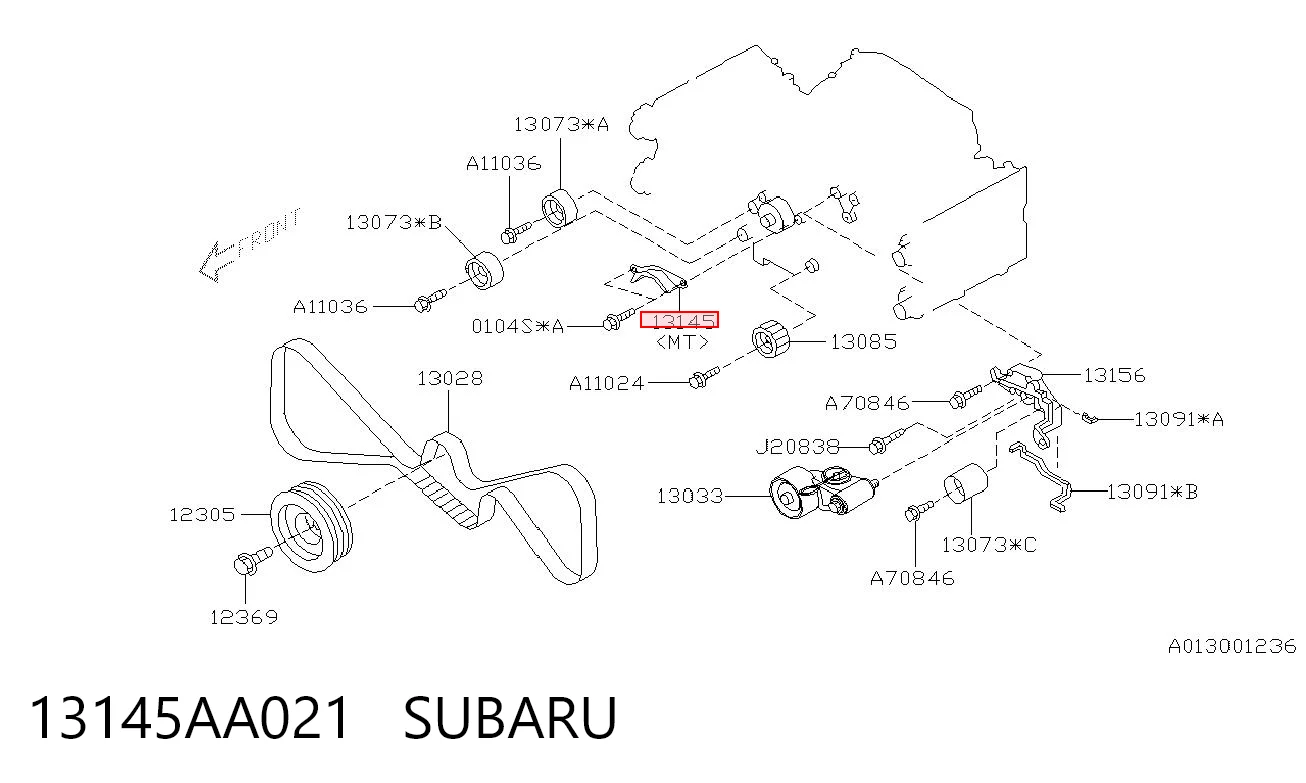 13145AA021 Subaru 