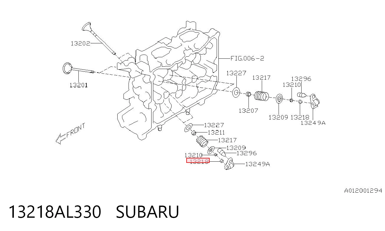13218AL330 Subaru 