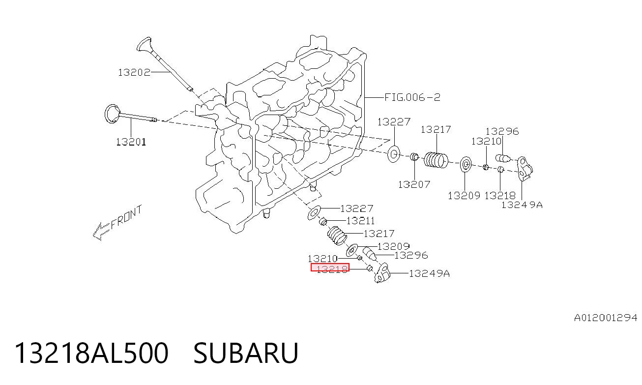 13218AL500 Subaru 