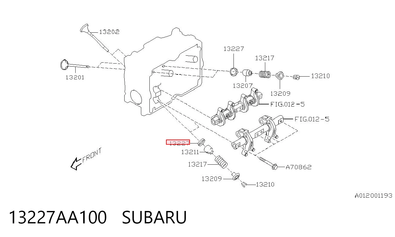 13227AA100 Subaru 