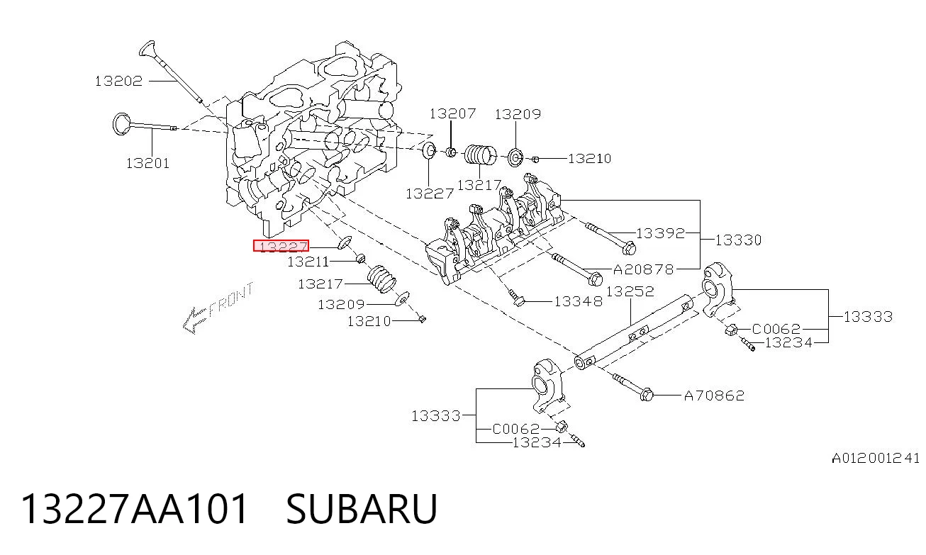 13227AA101 Subaru 