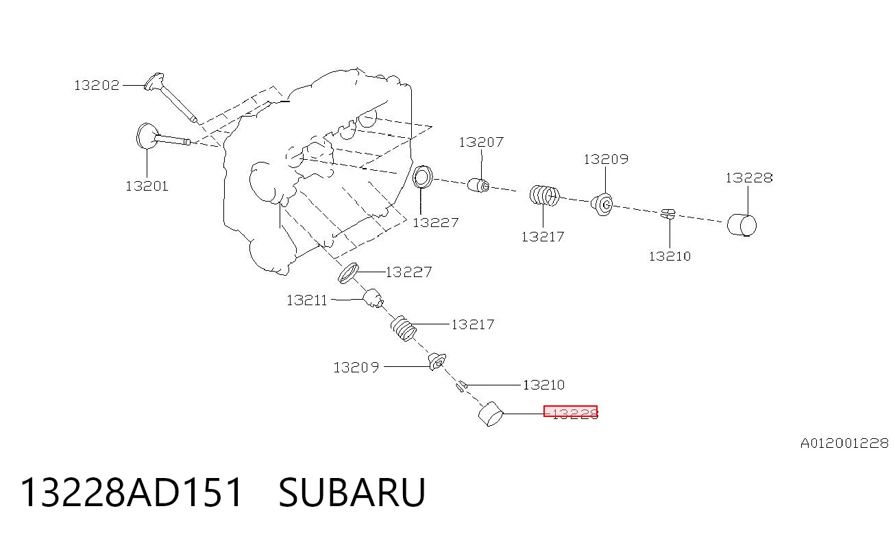 13228AD151 Subaru
