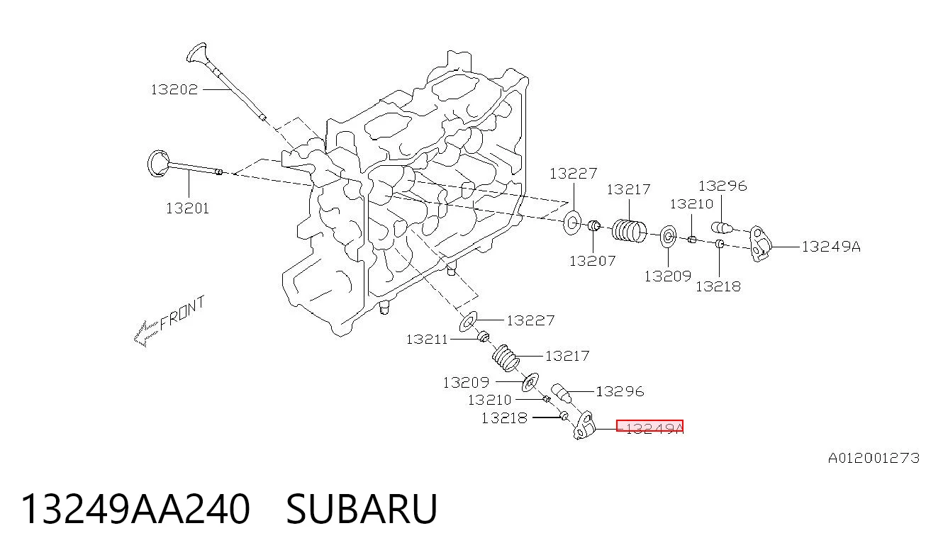 13249AA240 Subaru Коромисло клапана, рокер
