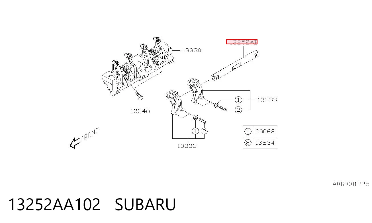 13252AA102 Subaru 