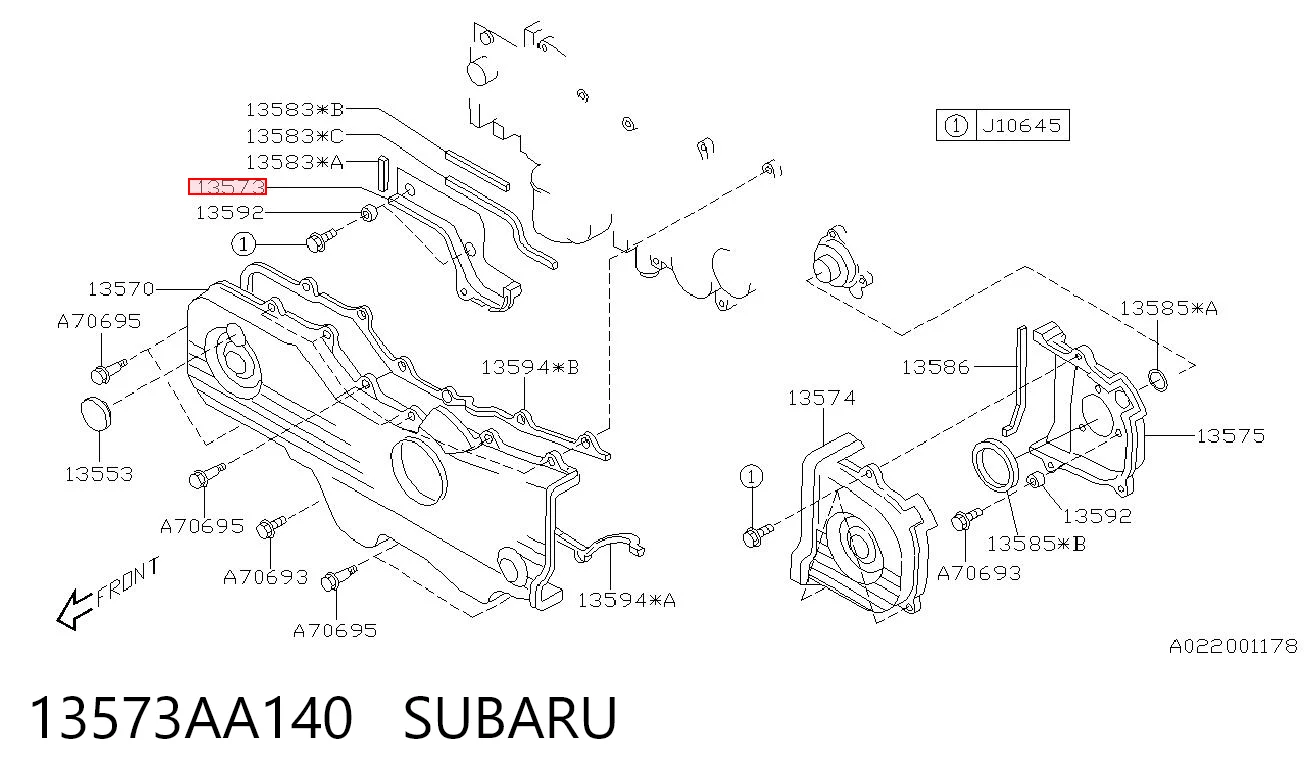 13573AA140 Subaru 