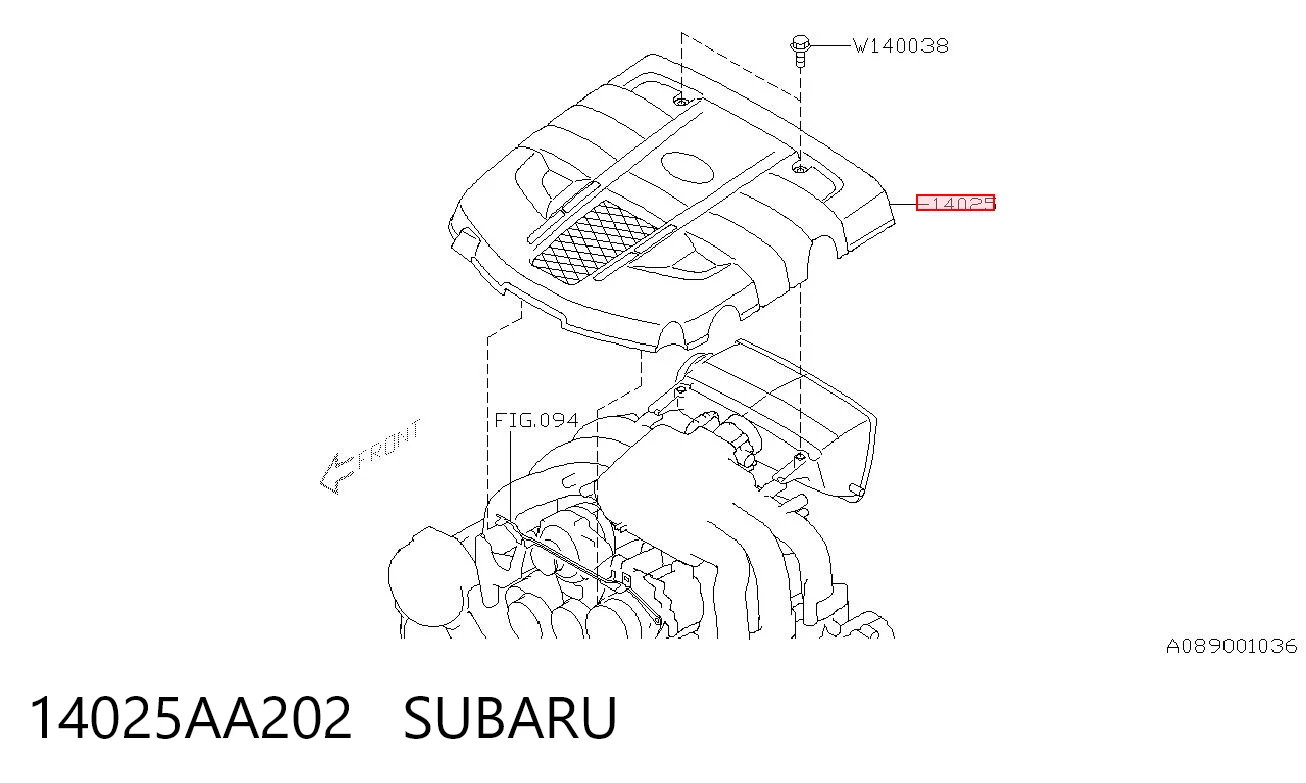 14025AA202 Subaru 