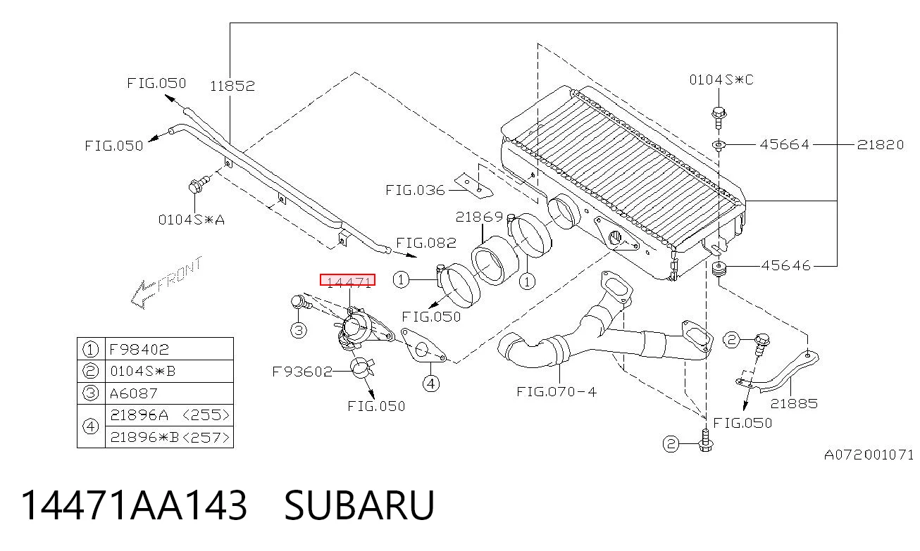 14471AA143 Subaru 
