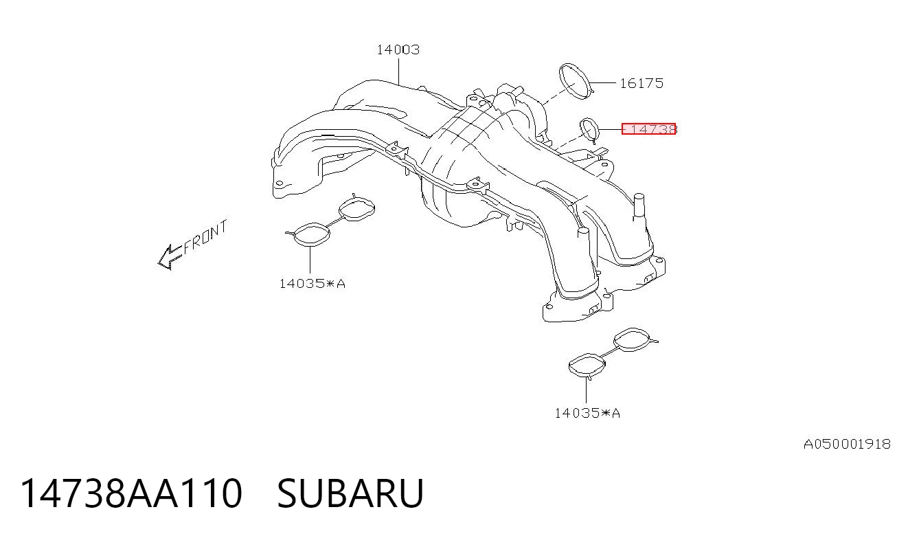 14738AA110 Subaru 