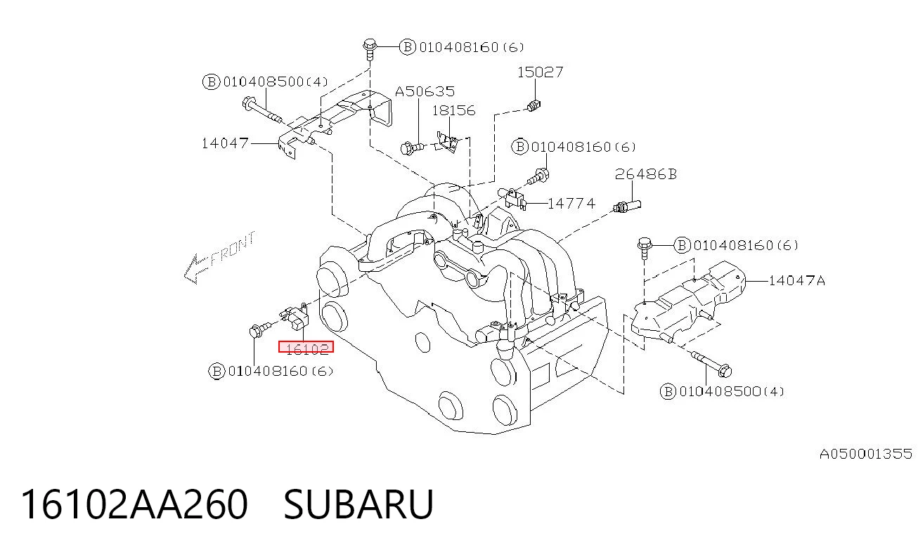 16102AA260 Subaru 