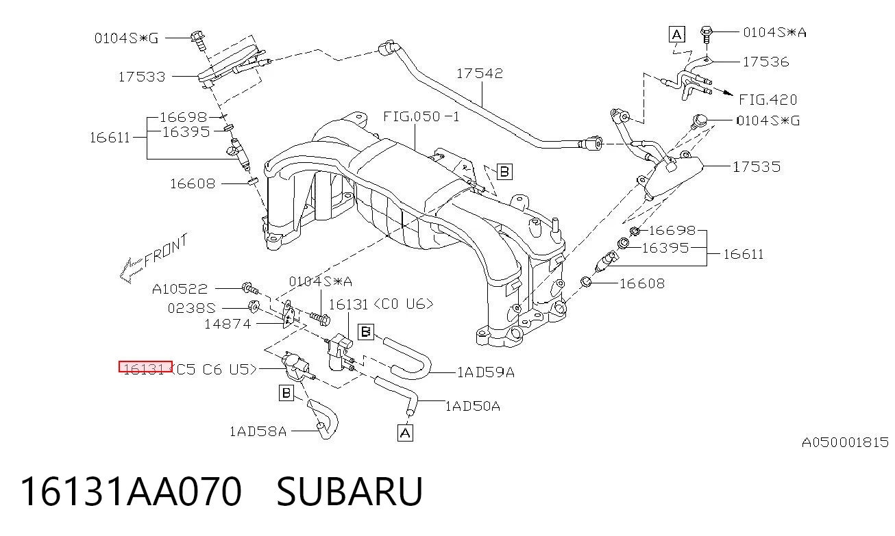16131AA070 Subaru 