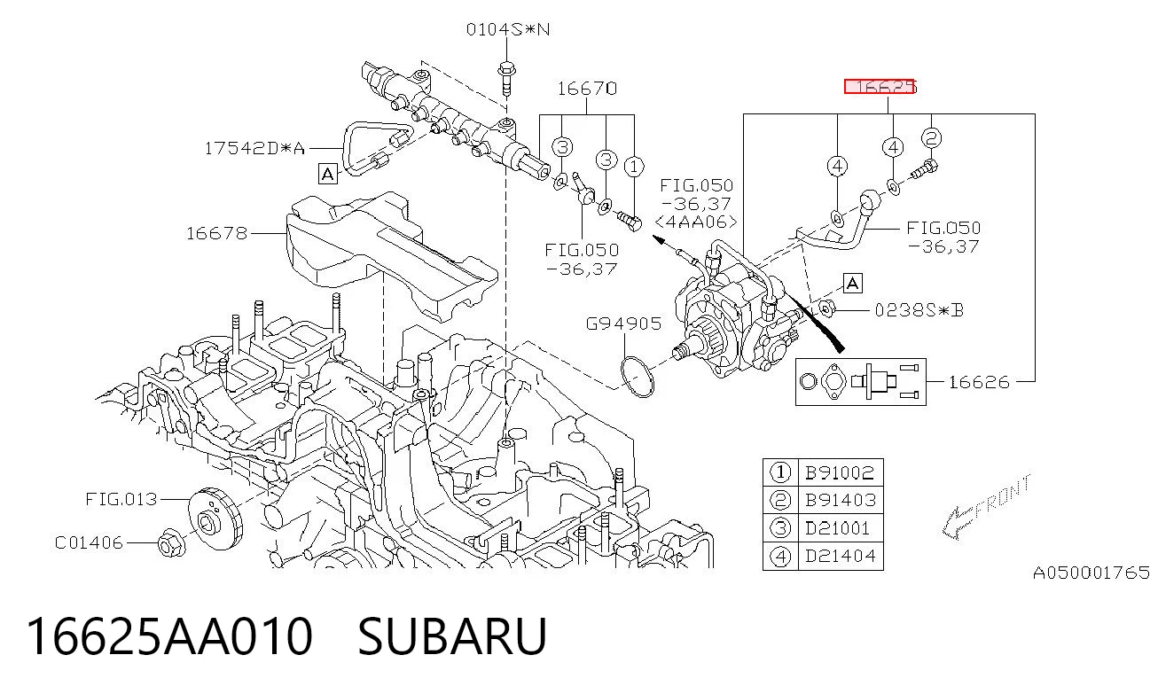 Купити Паливний насос високого тиску Subaru Outback III B13, BP