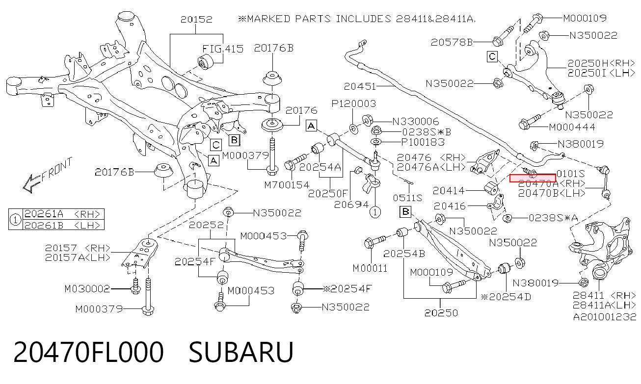 Стійка стабілізатора заднього, права SL6755RM 555