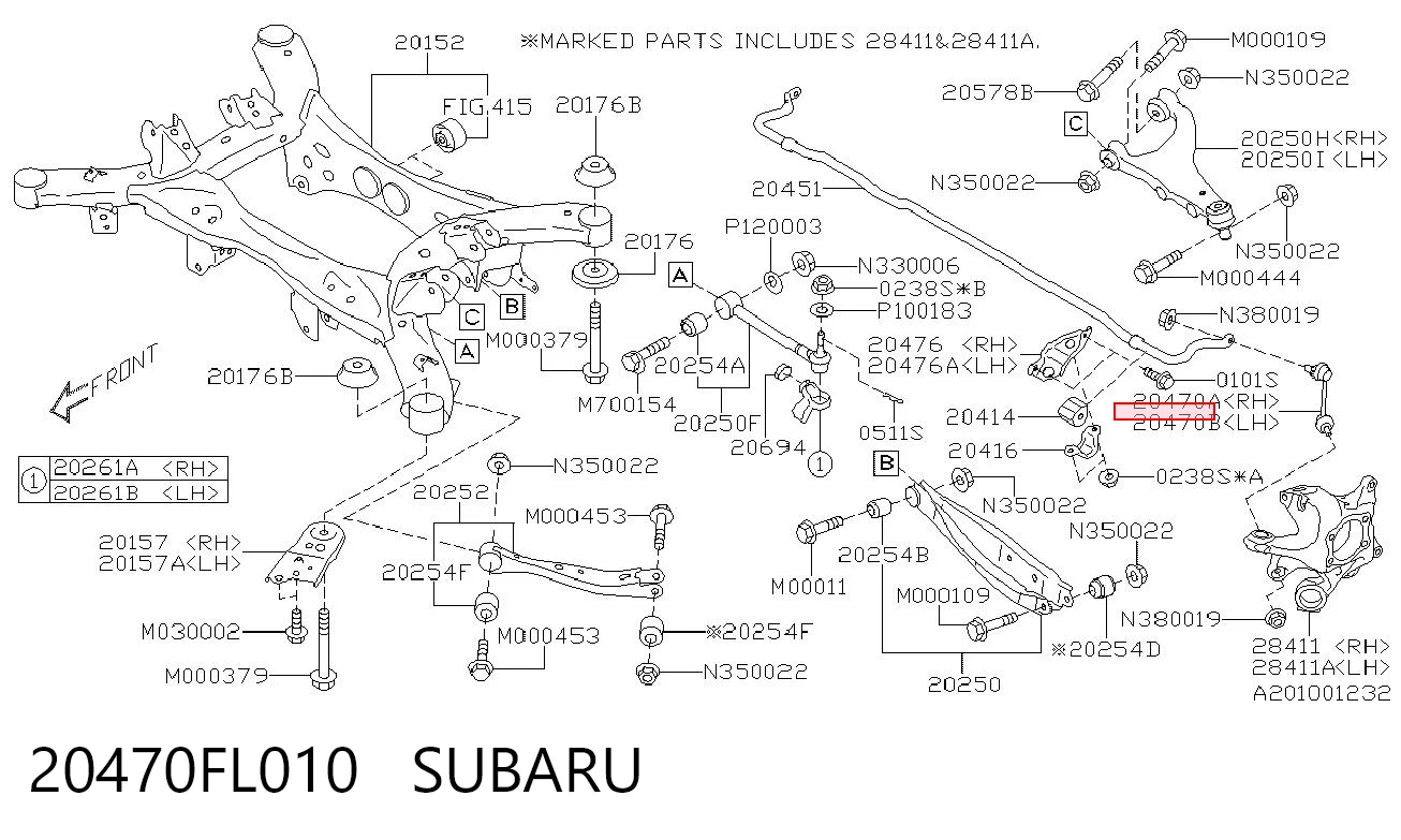 SL6755LM 555 Стійка стабілізатора задня