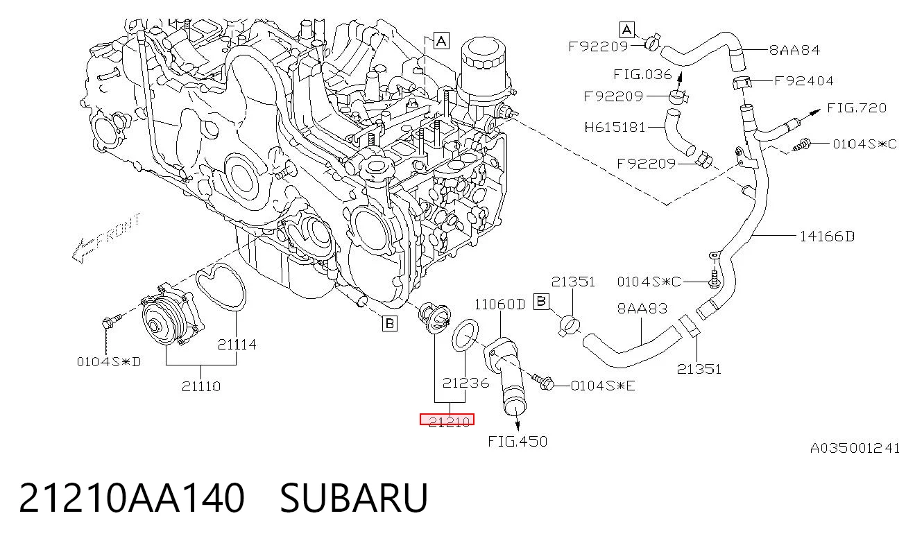 Купити Термостат Subaru Forester III S12, SH