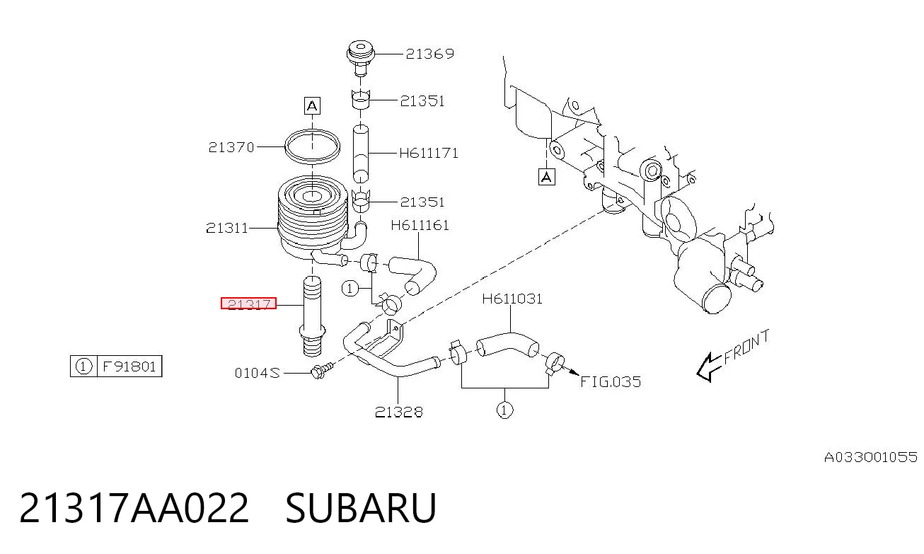 21317AA022 Subaru 
