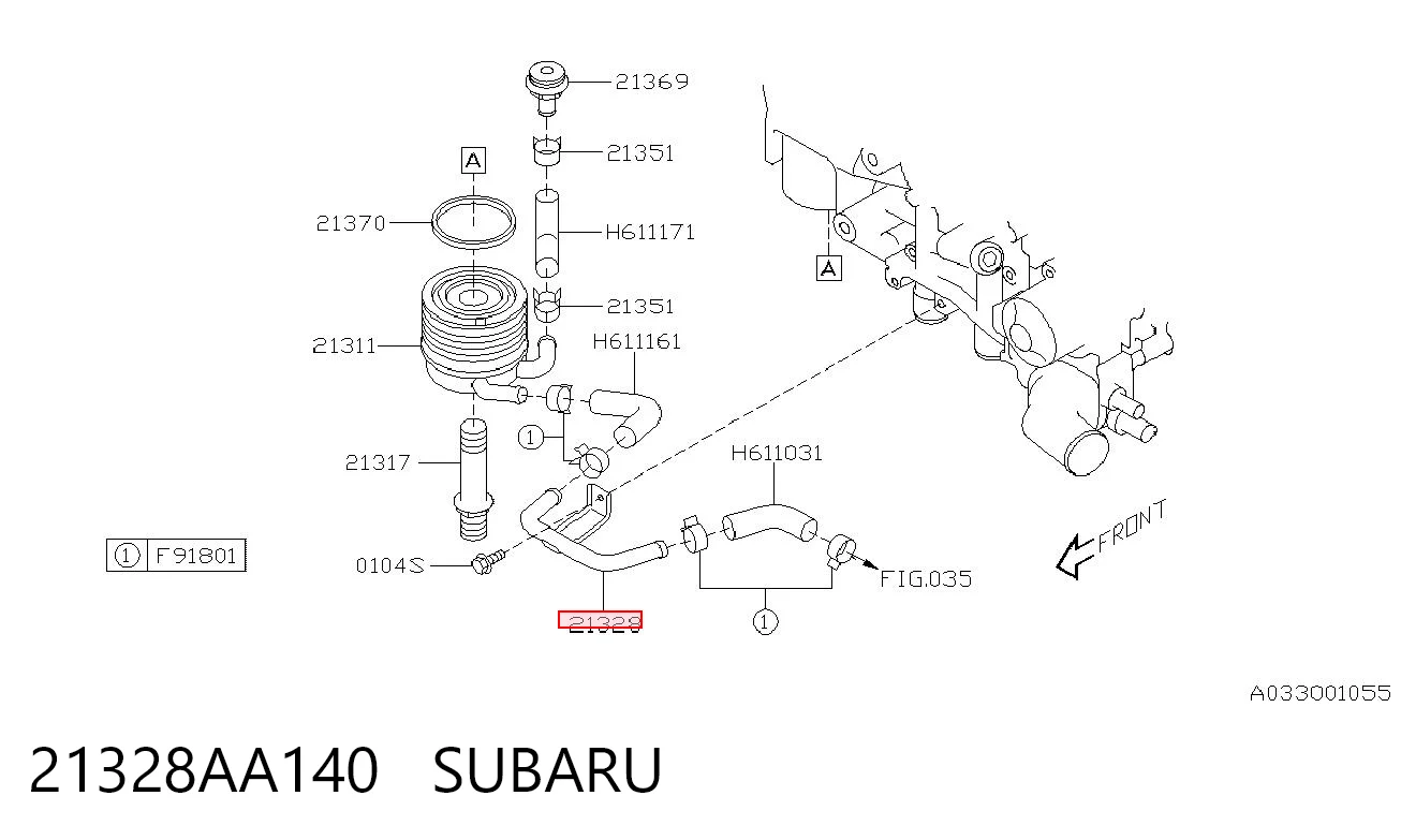 21328AA140 Subaru 