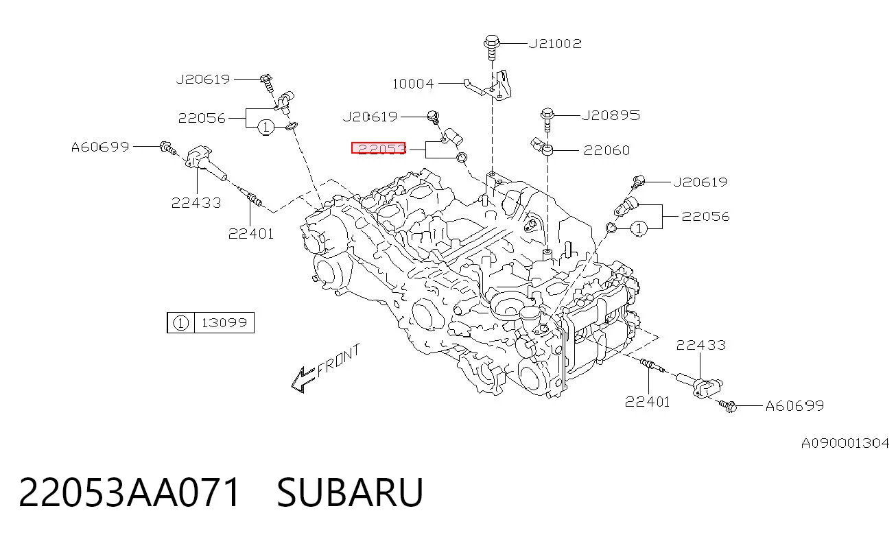 22053AA071 Subaru ДПКВ