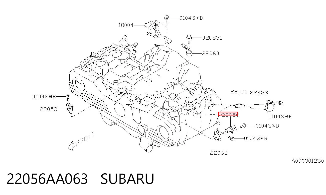22056AA063 Subaru Датчик розподільного вала